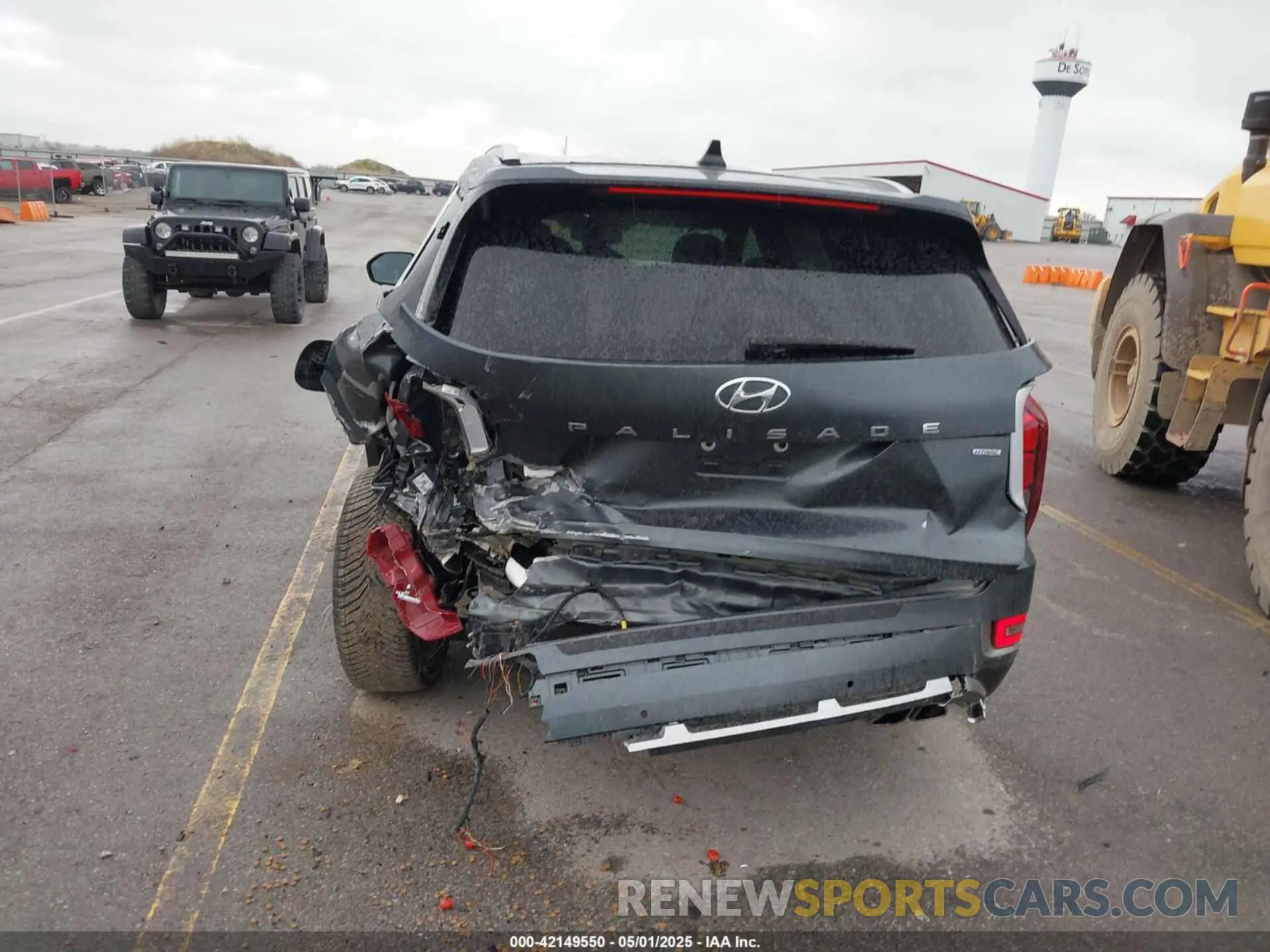 6 Photograph of a damaged car KM8R7DHE9NU408776 HYUNDAI PALISADE 2022