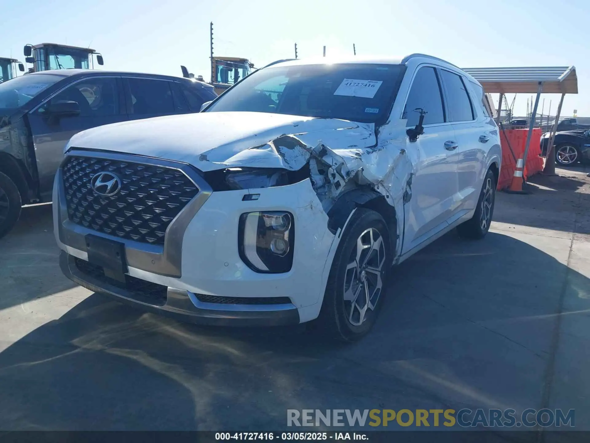 2 Фотография поврежденного автомобиля KM8R7DHEXNU465570 HYUNDAI PALISADE 2022