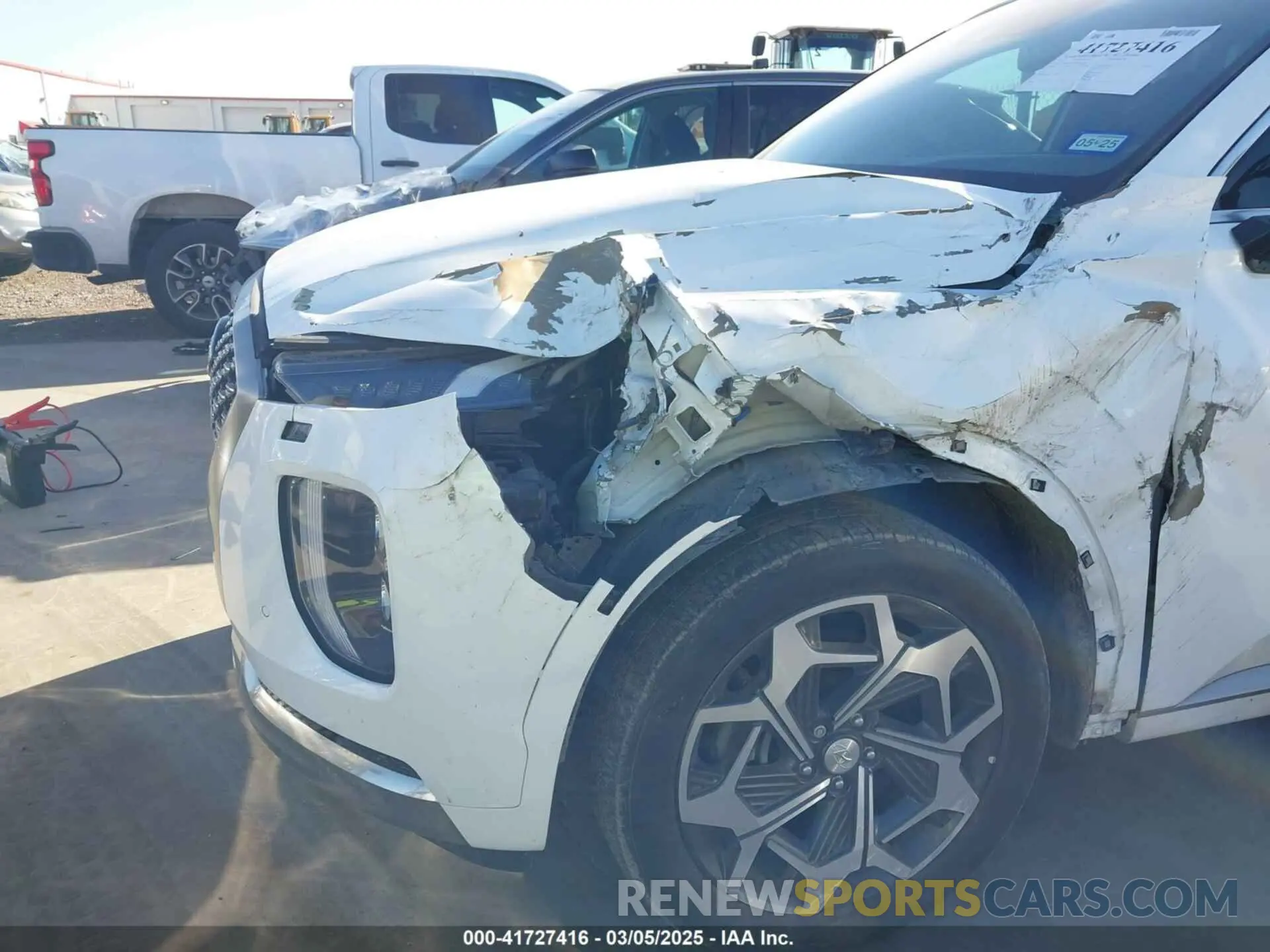 6 Фотография поврежденного автомобиля KM8R7DHEXNU465570 HYUNDAI PALISADE 2022
