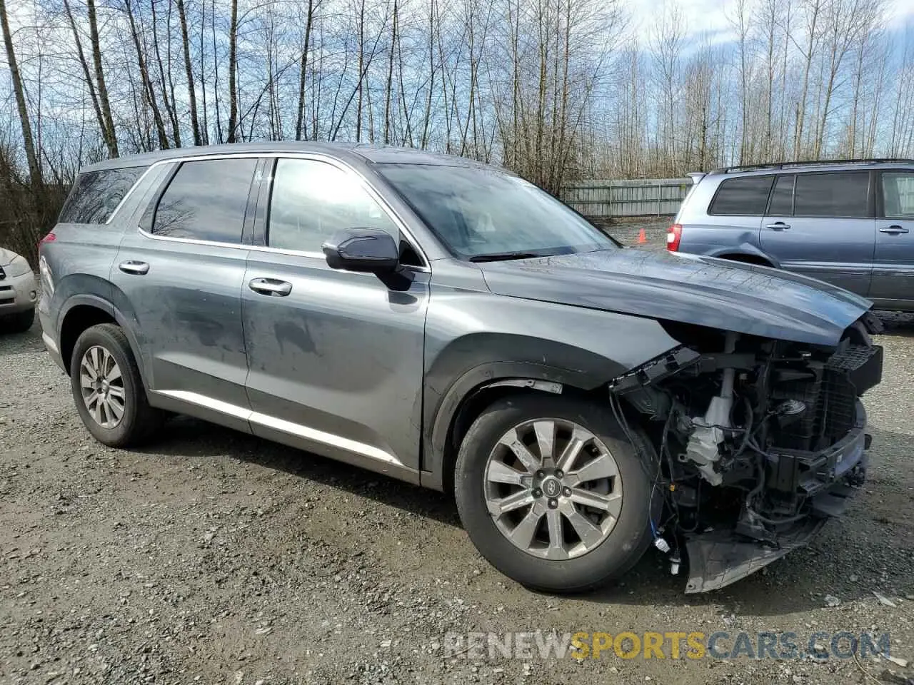 4 Фотография поврежденного автомобиля KM8R1DGE3PU512461 HYUNDAI PALISADE 2023