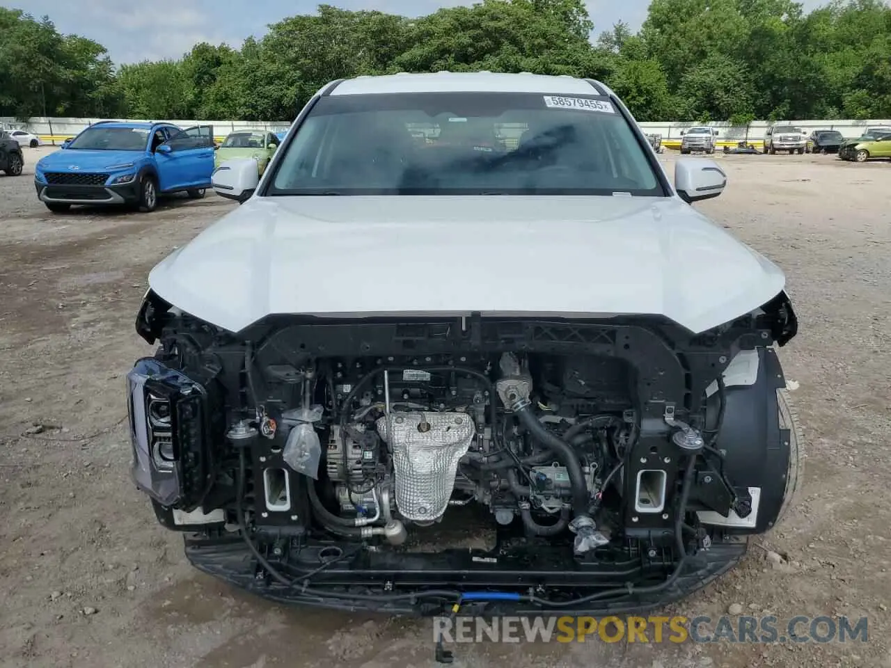 5 Фотография поврежденного автомобиля KM8R1DGE8PU590833 HYUNDAI PALISADE 2023