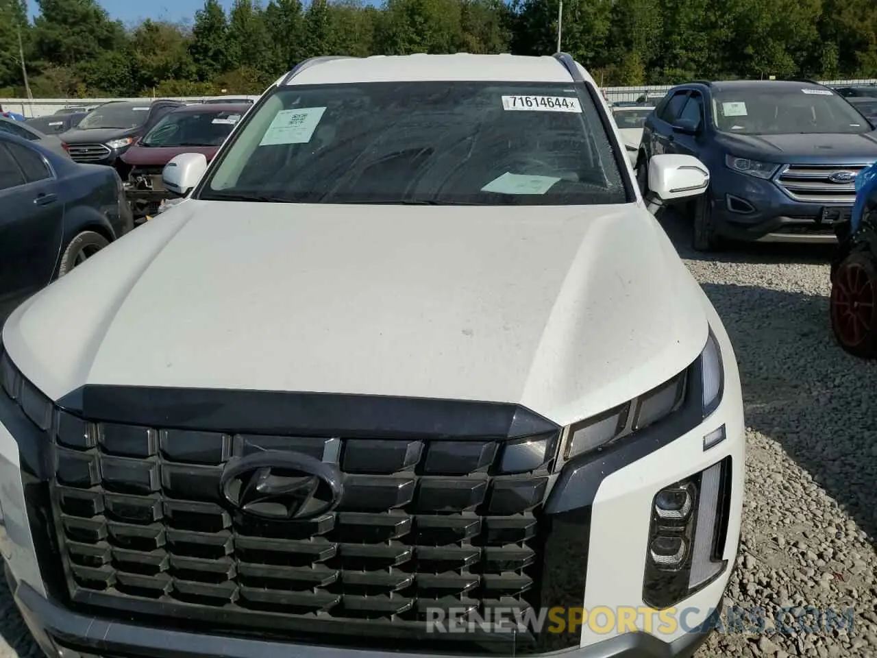 5 Photograph of a damaged car KM8R24GE8PU614299 HYUNDAI PALISADE 2023