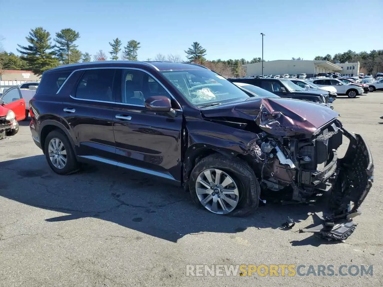 4 Photograph of a damaged car KM8R2DGE1PU612894 HYUNDAI PALISADE 2023