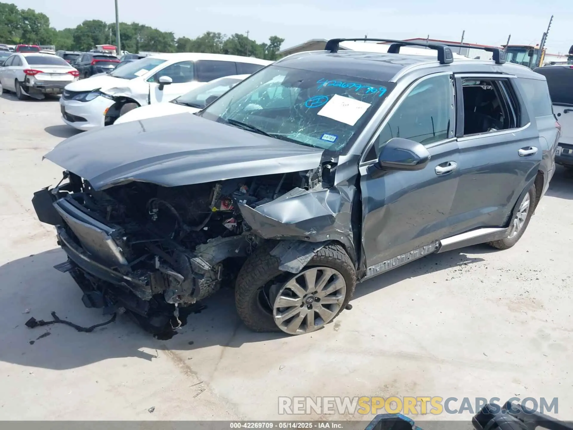 2 Photograph of a damaged car KM8R2DGE9PU590806 HYUNDAI PALISADE 2023