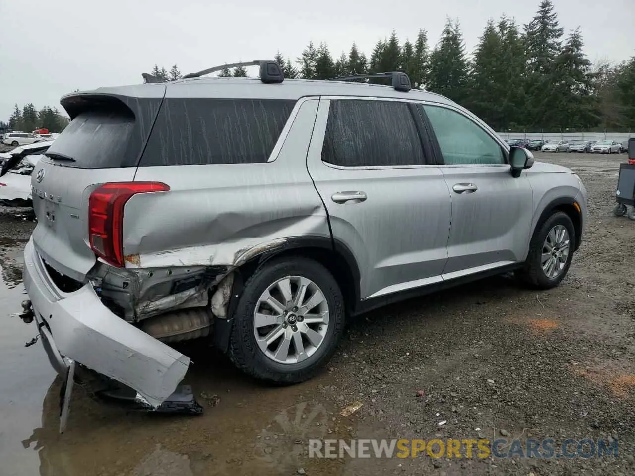 3 Фотография поврежденного автомобиля KM8R2DGEXPU643674 HYUNDAI PALISADE 2023