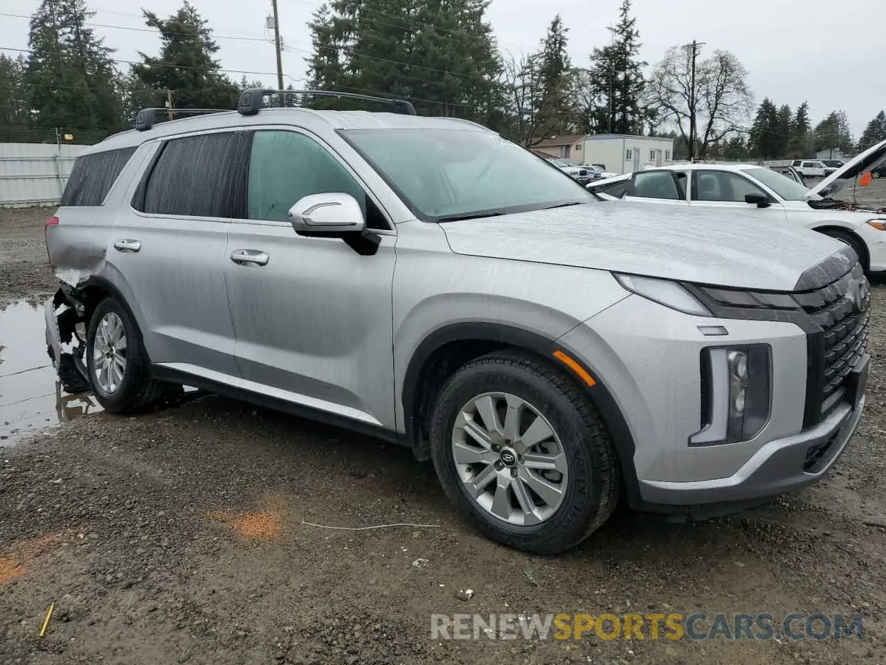 4 Фотография поврежденного автомобиля KM8R2DGEXPU643674 HYUNDAI PALISADE 2023