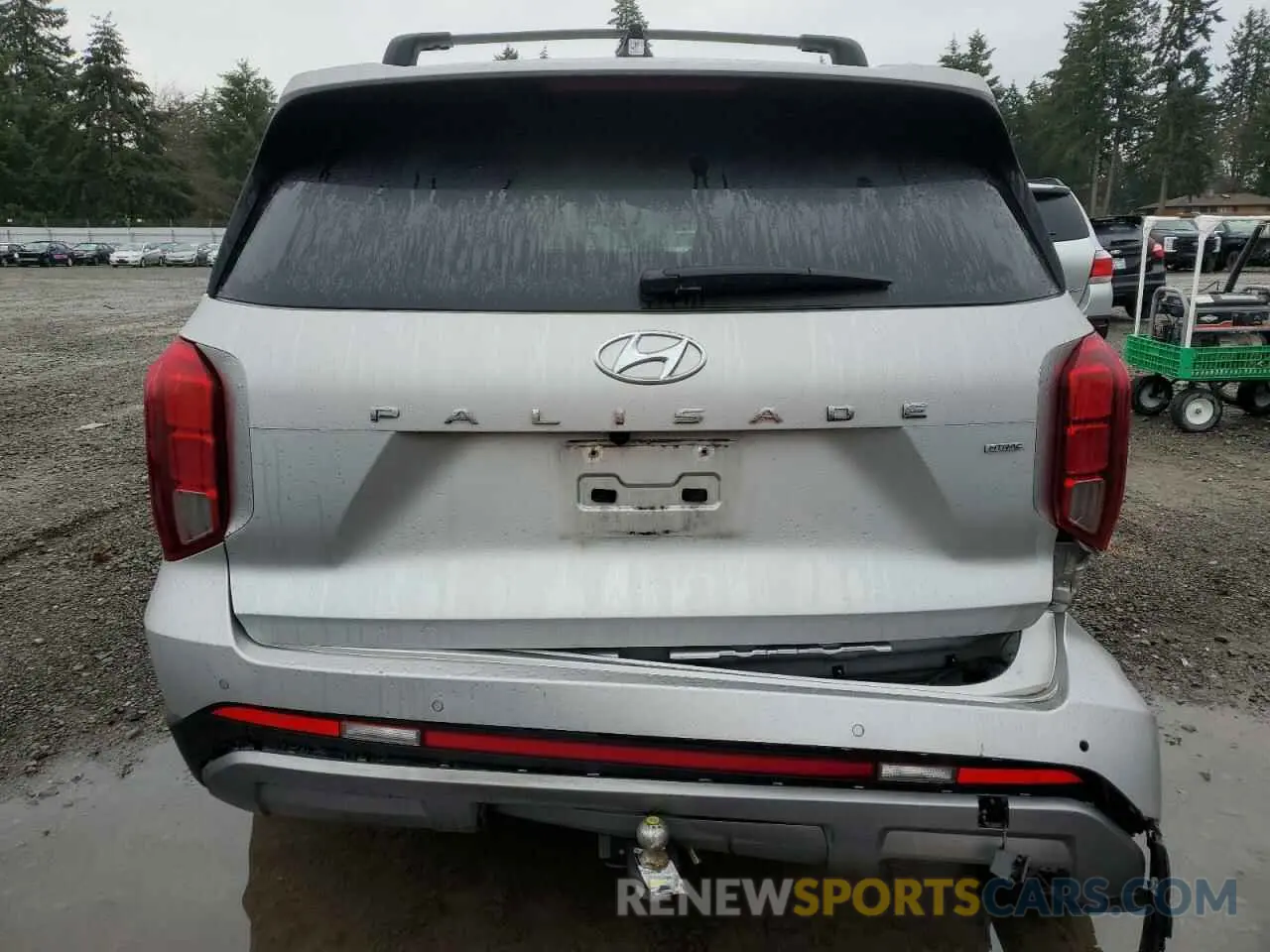 6 Фотография поврежденного автомобиля KM8R2DGEXPU643674 HYUNDAI PALISADE 2023