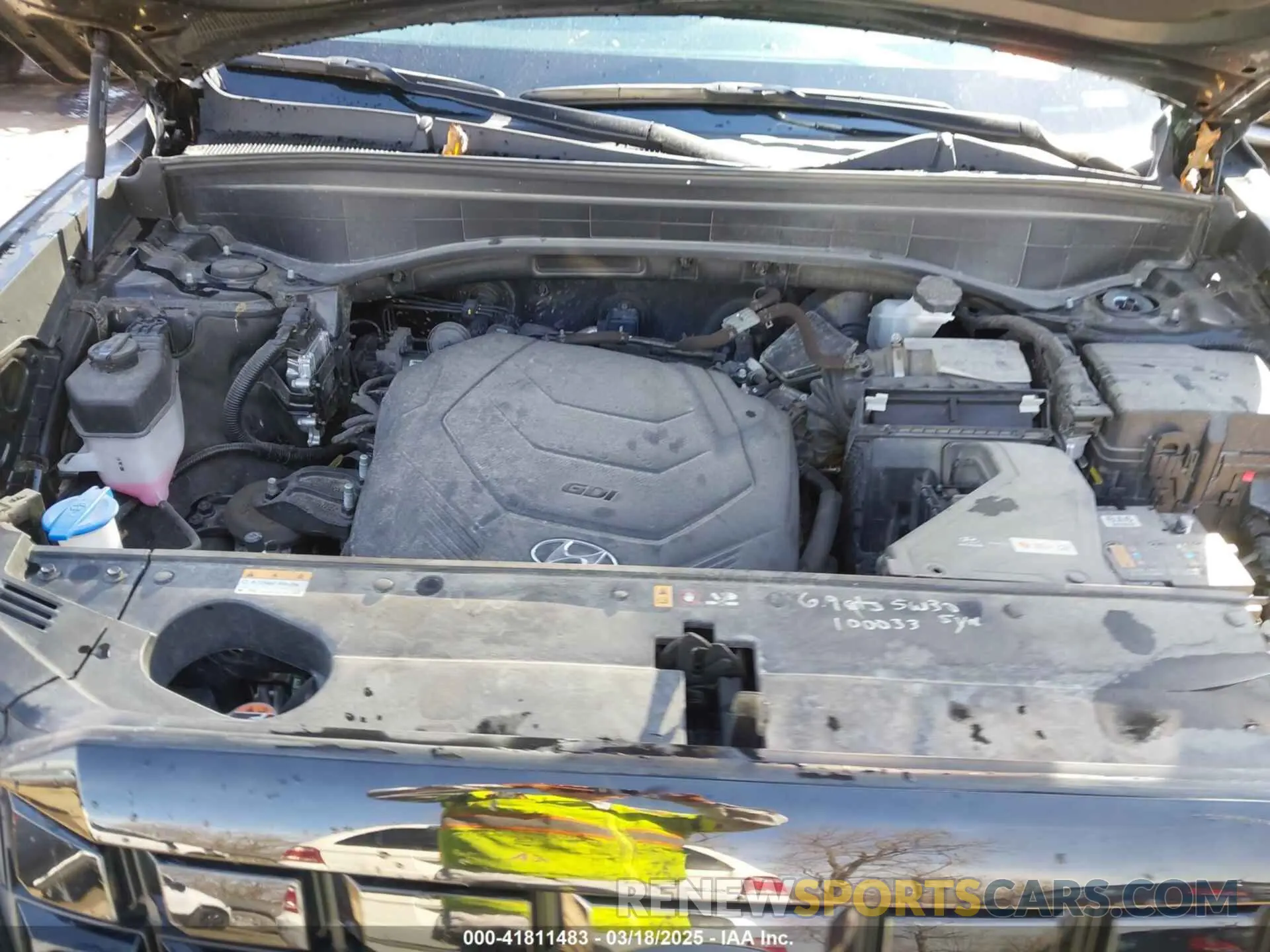 10 Photograph of a damaged car KM8R3DGE3PU499396 HYUNDAI PALISADE 2023