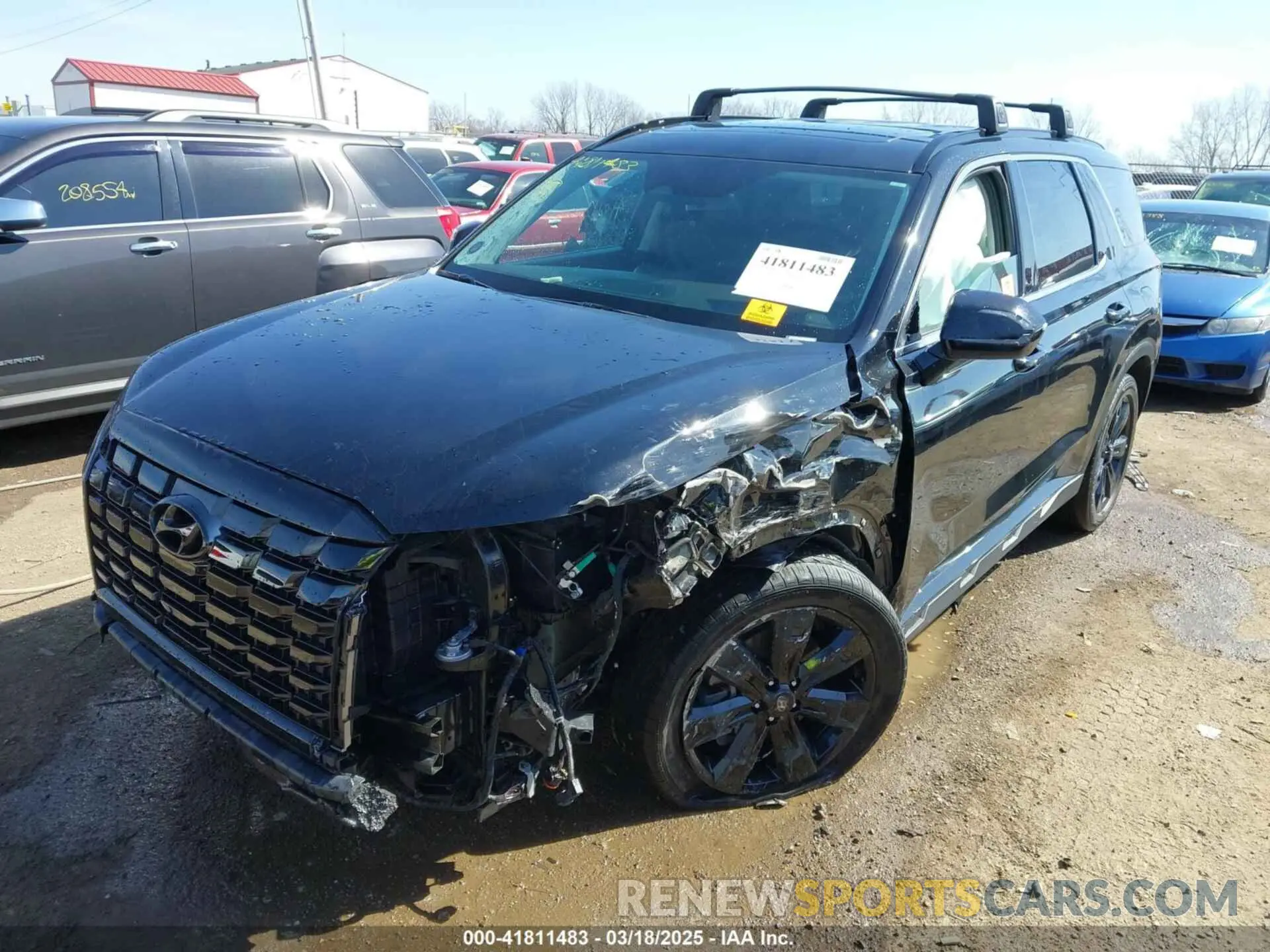 6 Photograph of a damaged car KM8R3DGE3PU499396 HYUNDAI PALISADE 2023