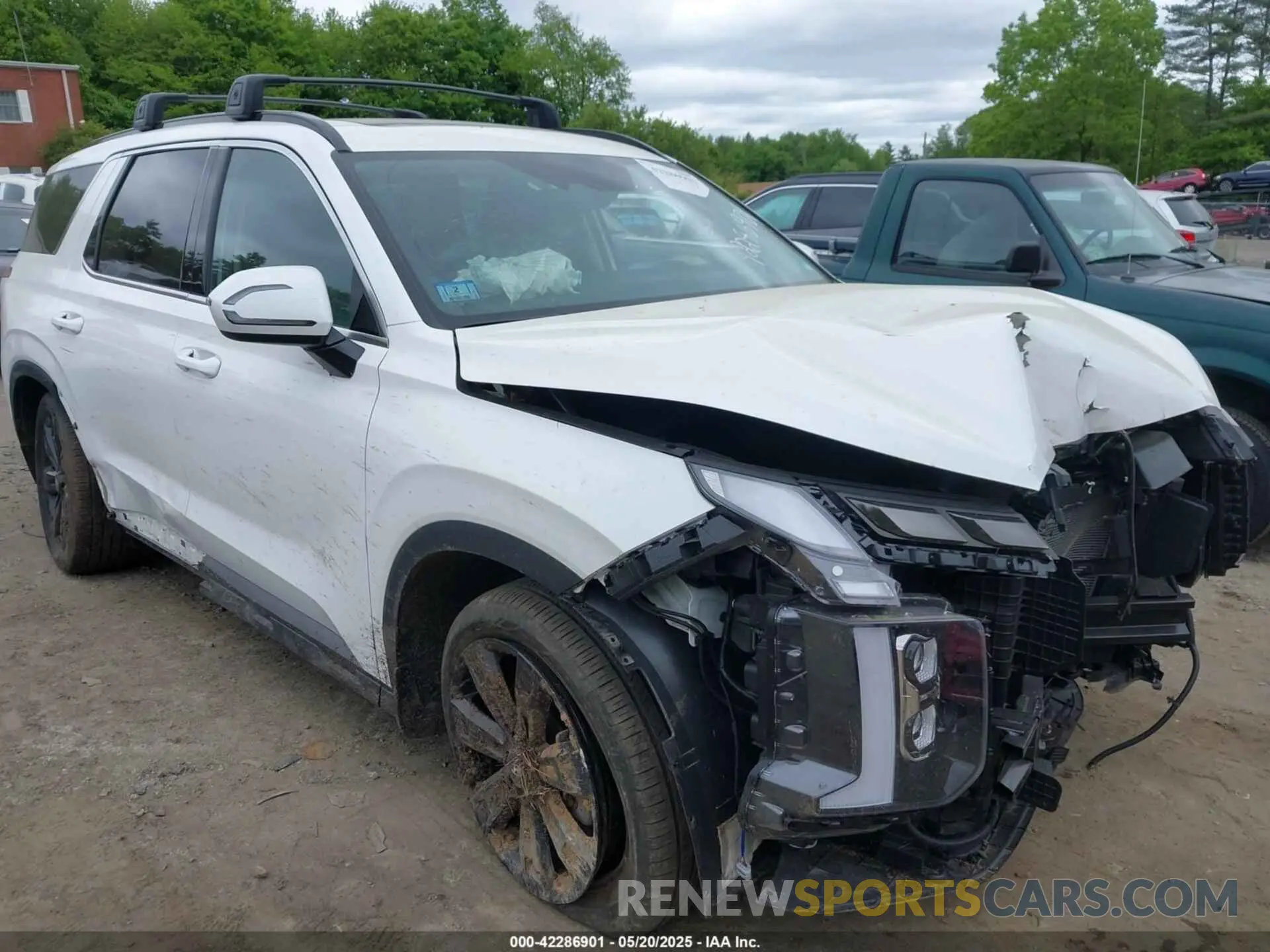 1 Photograph of a damaged car KM8R3DGE4PU576258 HYUNDAI PALISADE 2023