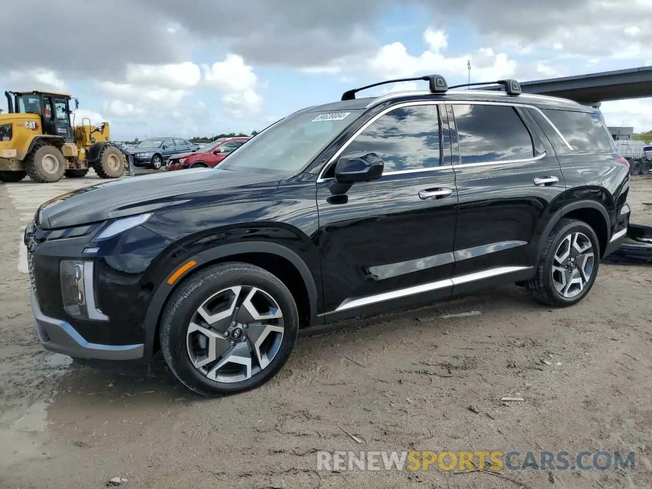 1 Photograph of a damaged car KM8R44GE5PU591364 HYUNDAI PALISADE 2023