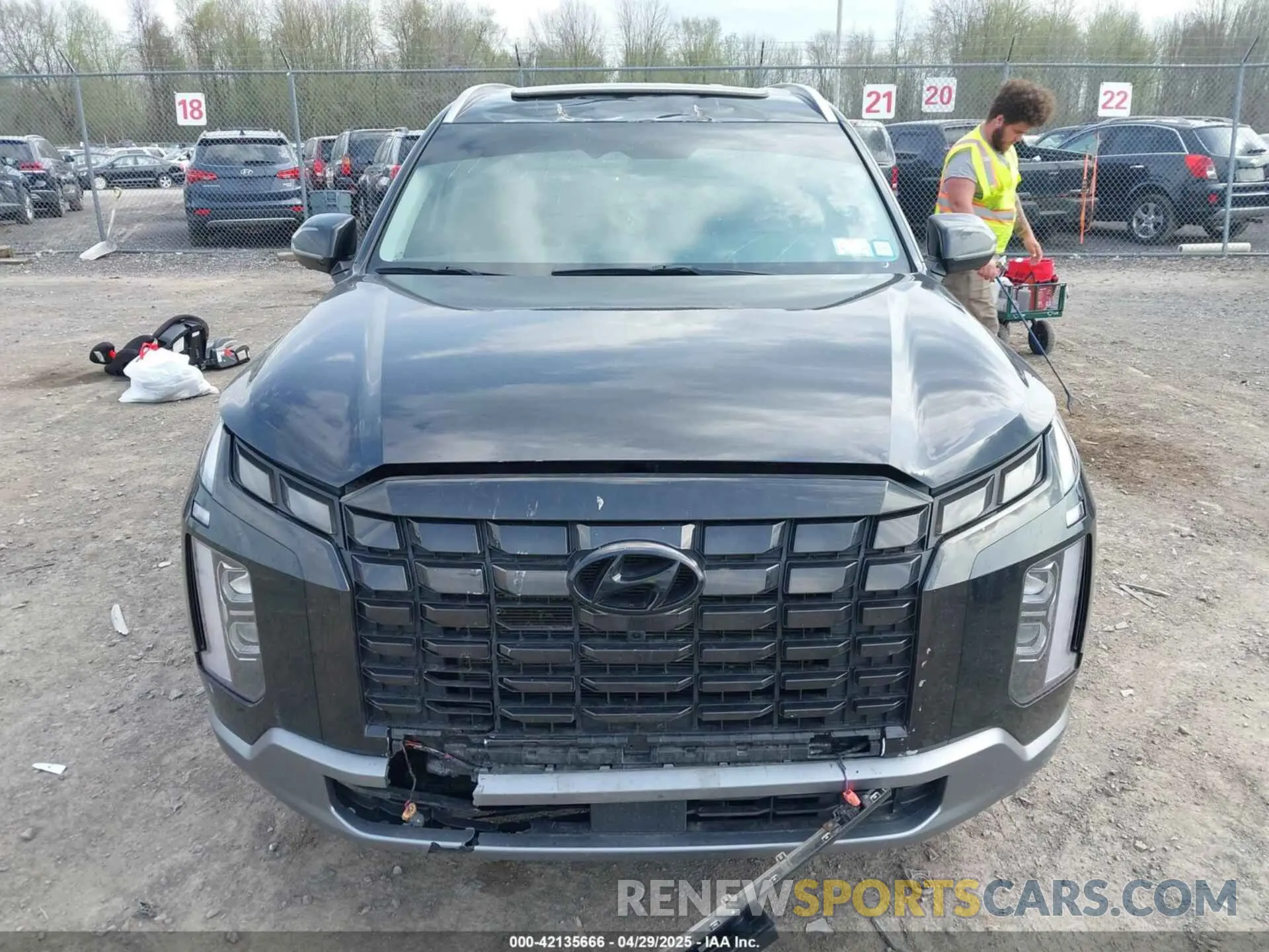 12 Фотография поврежденного автомобиля KM8R4DGE5PU570952 HYUNDAI PALISADE 2023