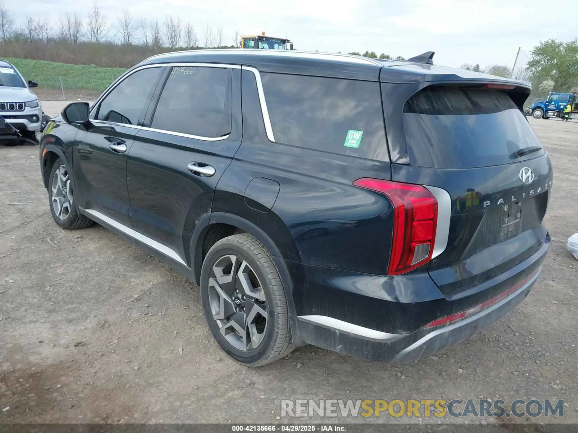 3 Фотография поврежденного автомобиля KM8R4DGE5PU570952 HYUNDAI PALISADE 2023