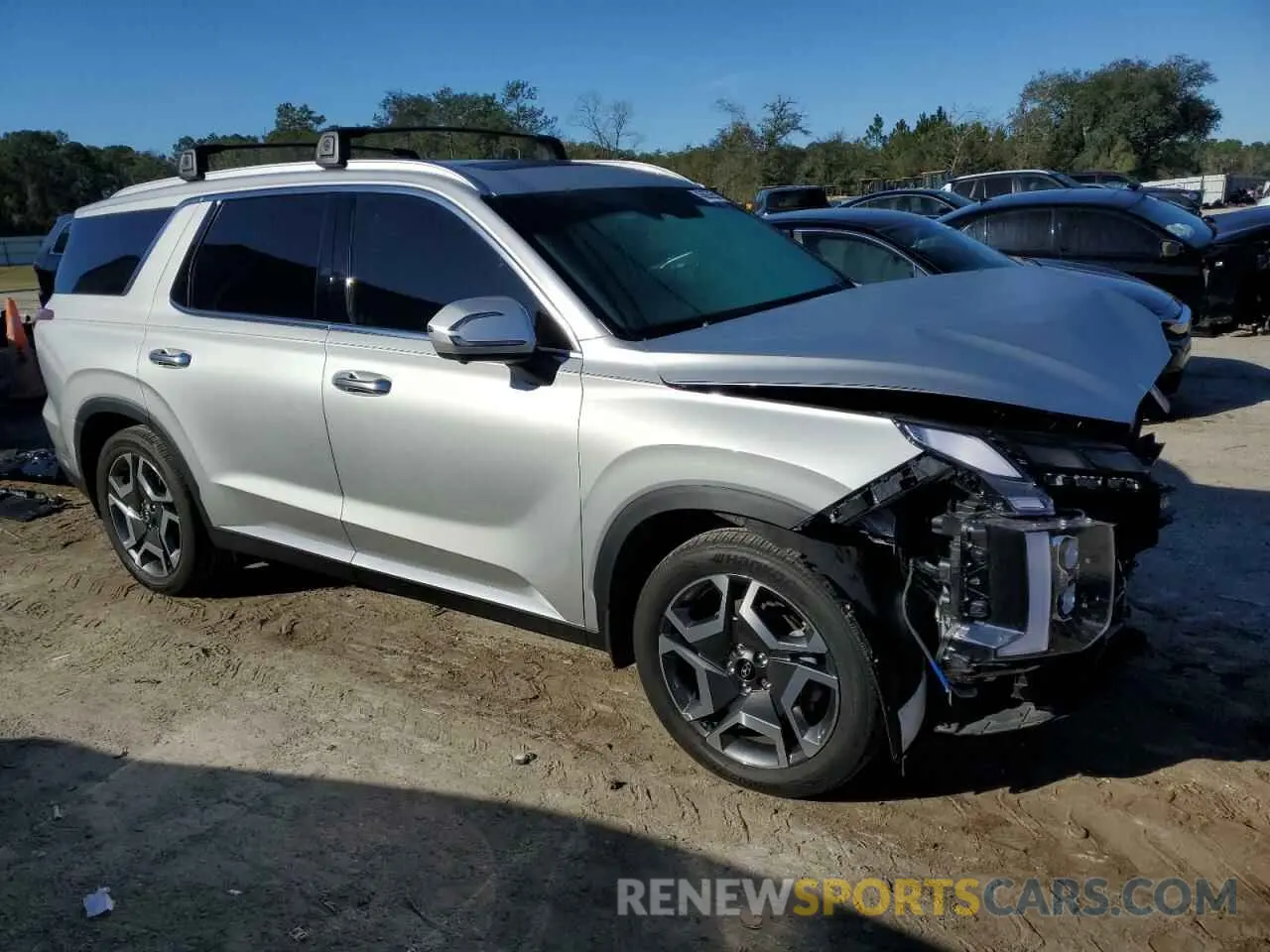 4 Фотография поврежденного автомобиля KM8R4DGE6PU636859 HYUNDAI PALISADE 2023