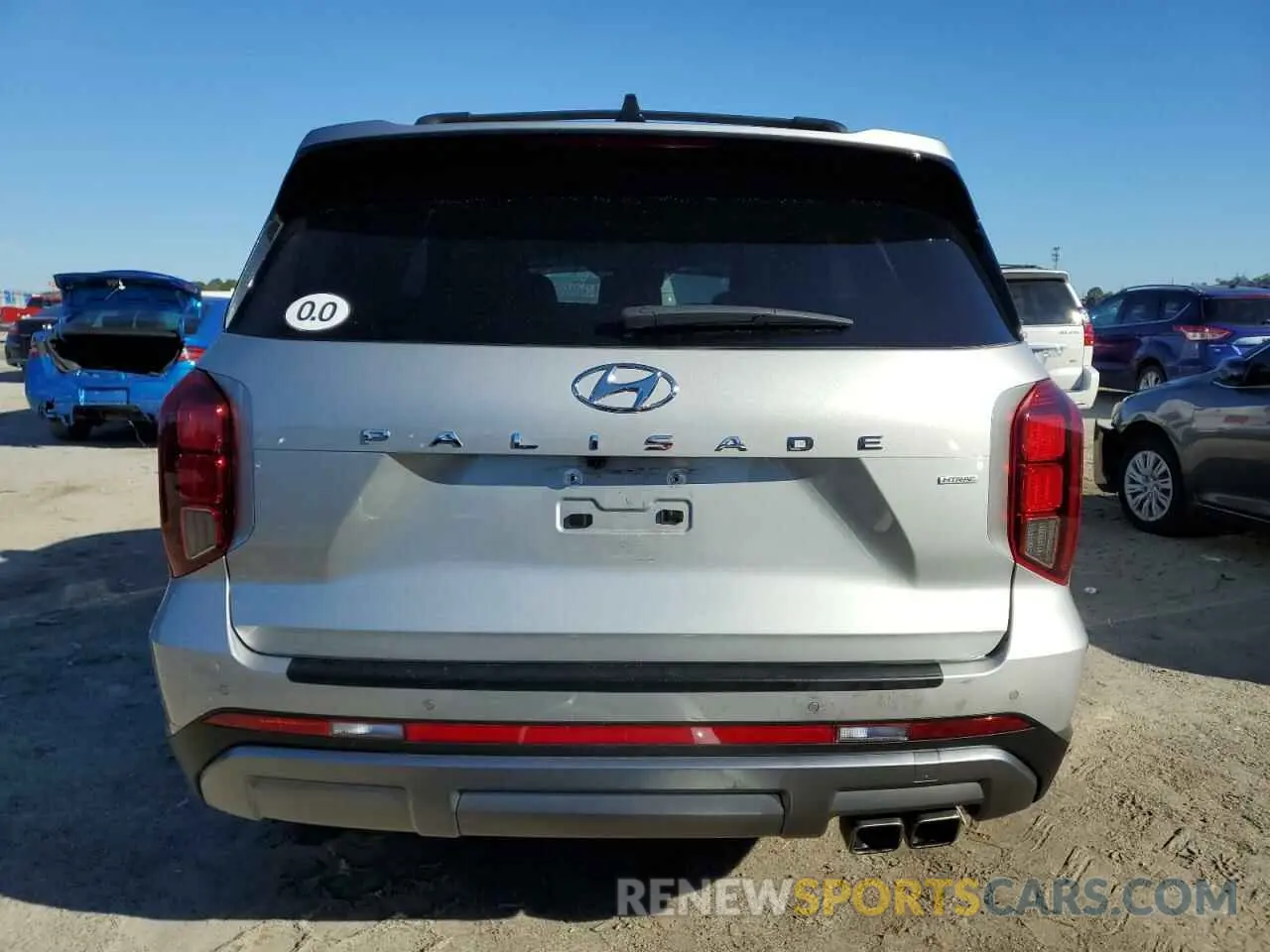 6 Фотография поврежденного автомобиля KM8R4DGE6PU636859 HYUNDAI PALISADE 2023