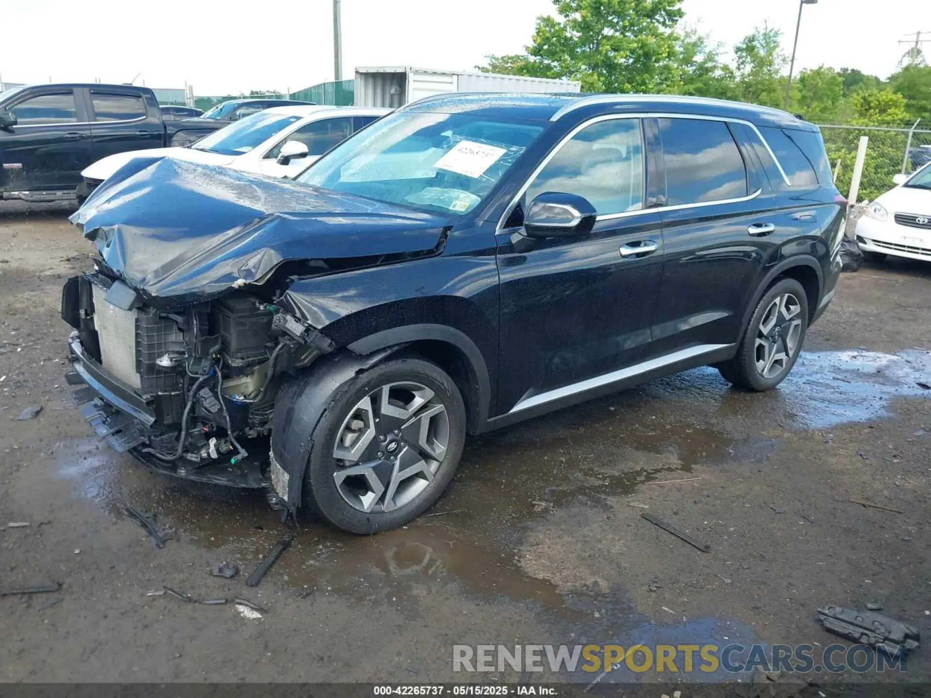 2 Фотография поврежденного автомобиля KM8R4DGEXPU625217 HYUNDAI PALISADE 2023