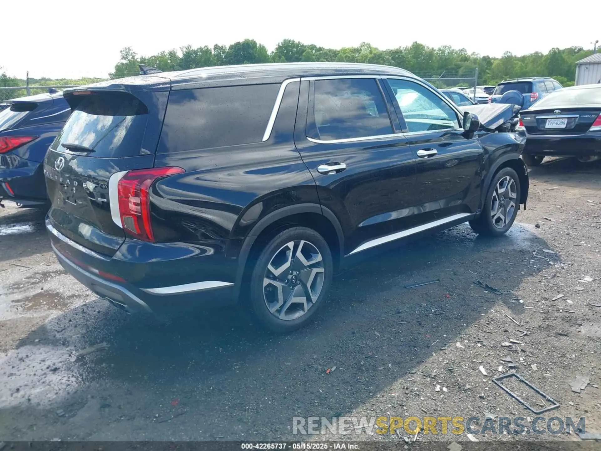 4 Фотография поврежденного автомобиля KM8R4DGEXPU625217 HYUNDAI PALISADE 2023