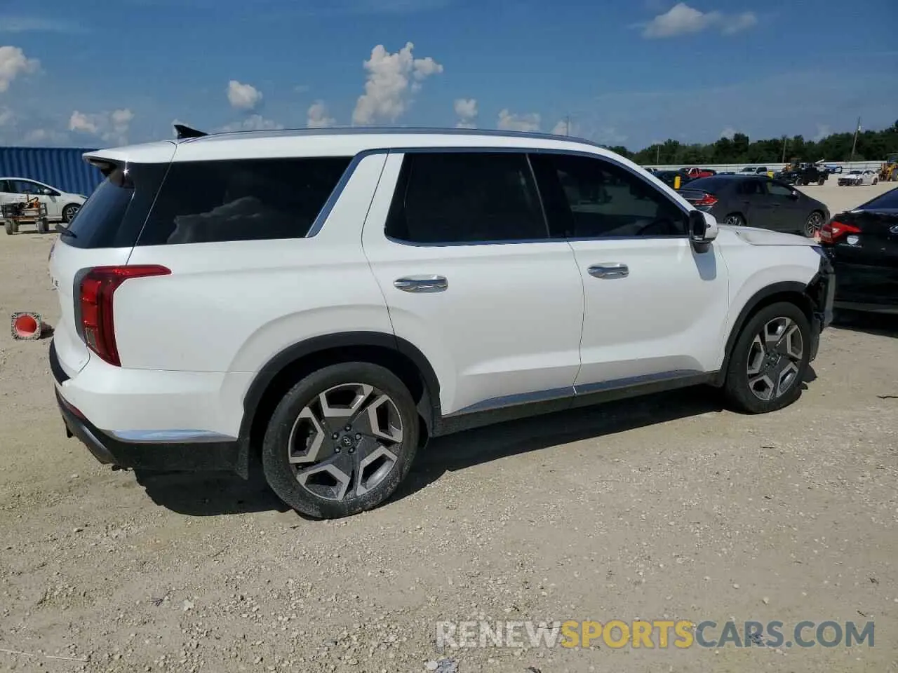 3 Photograph of a damaged car KM8R54GE5PU607639 HYUNDAI PALISADE 2023