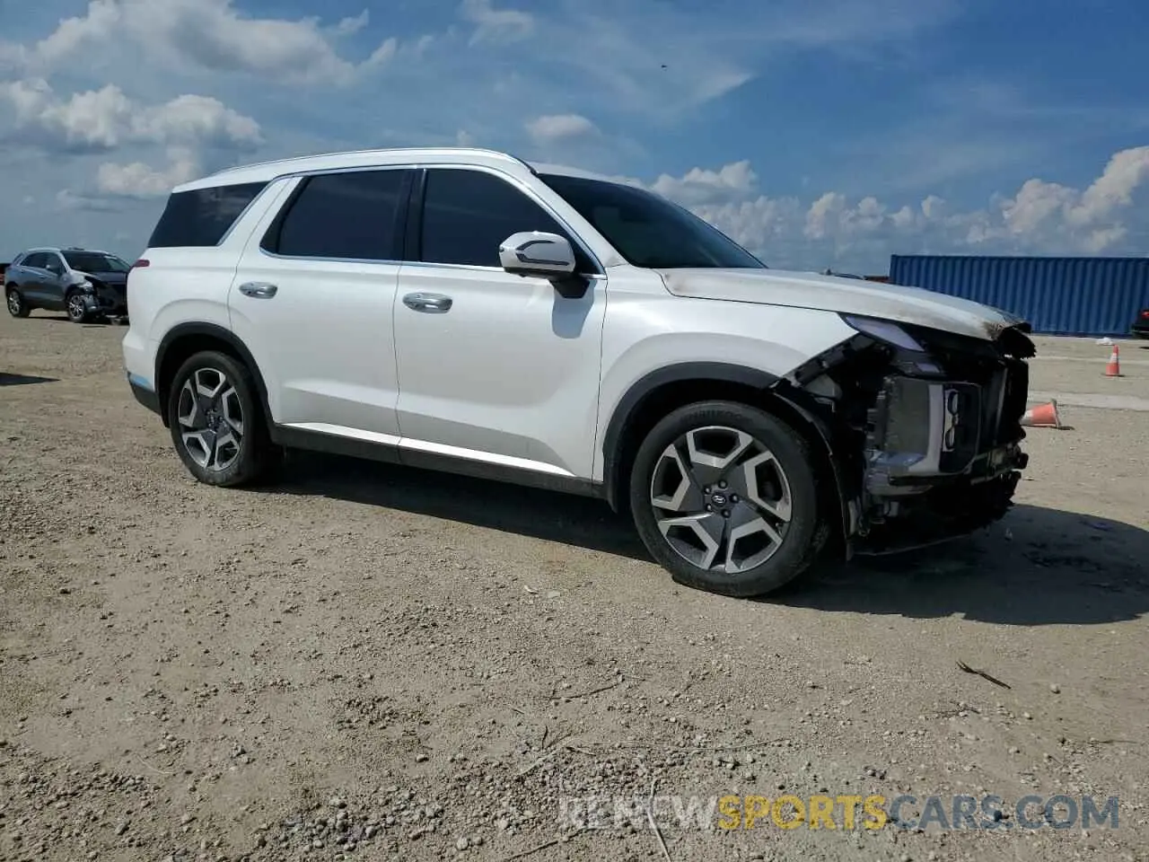 4 Photograph of a damaged car KM8R54GE5PU607639 HYUNDAI PALISADE 2023