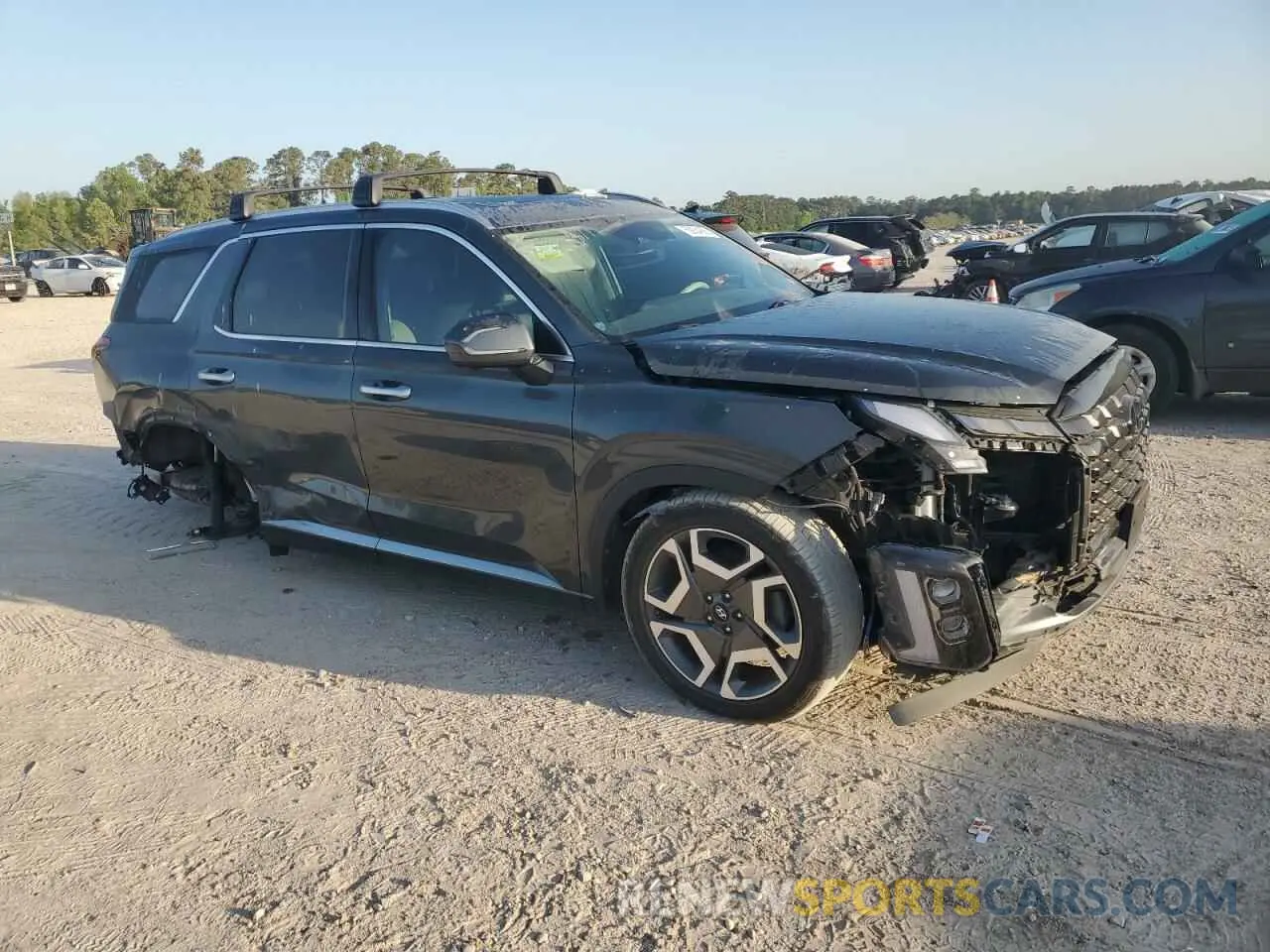 4 Photograph of a damaged car KM8R54GE6PU510496 HYUNDAI PALISADE 2023