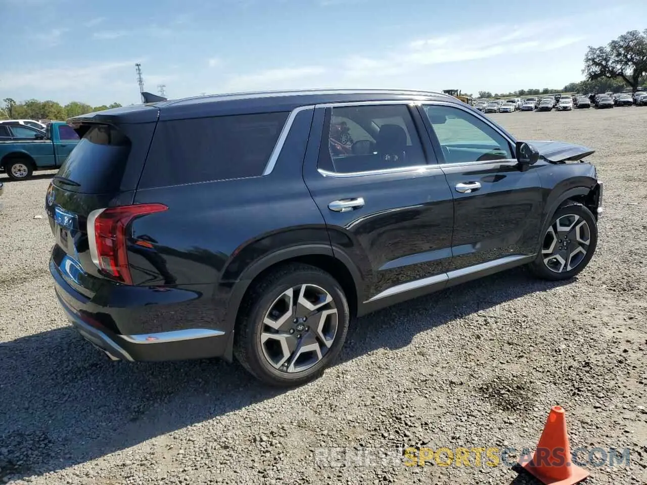 3 Photograph of a damaged car KM8R54GE7PU616505 HYUNDAI PALISADE 2023