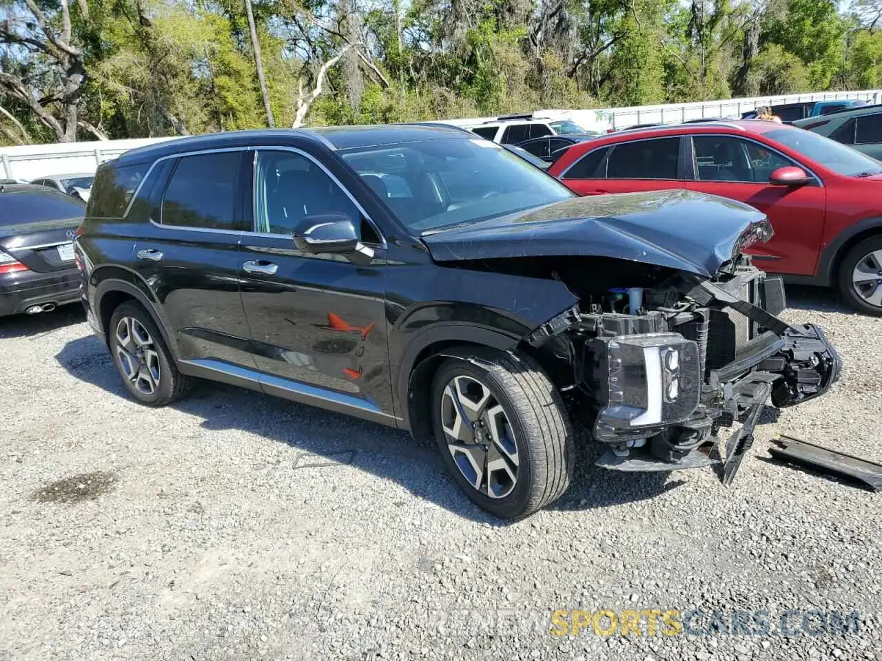 4 Photograph of a damaged car KM8R54GE7PU616505 HYUNDAI PALISADE 2023