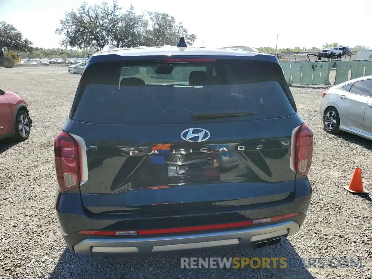 6 Photograph of a damaged car KM8R54GE7PU616505 HYUNDAI PALISADE 2023