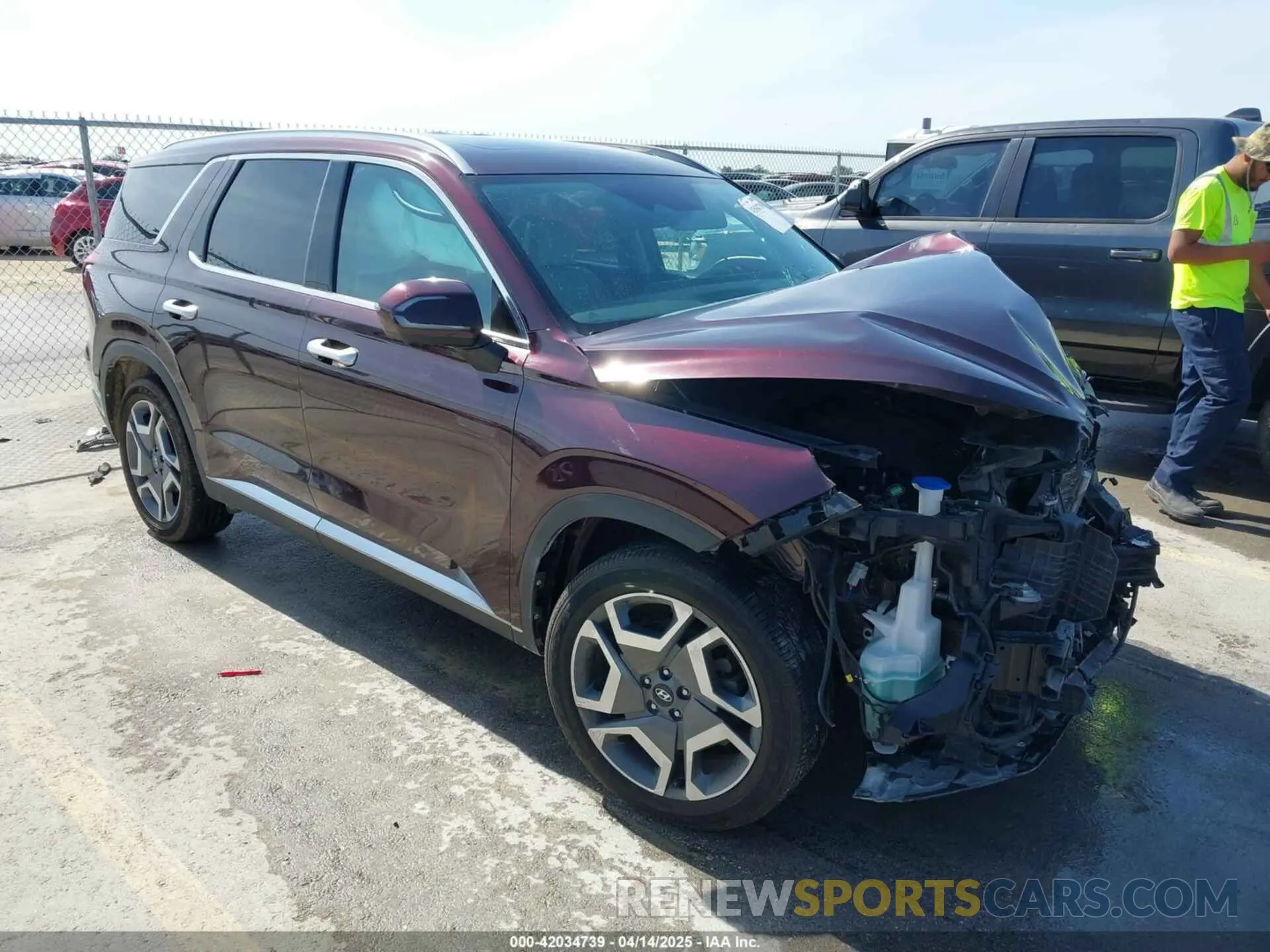 1 Фотография поврежденного автомобиля KM8R5DGE0PU564263 HYUNDAI PALISADE 2023