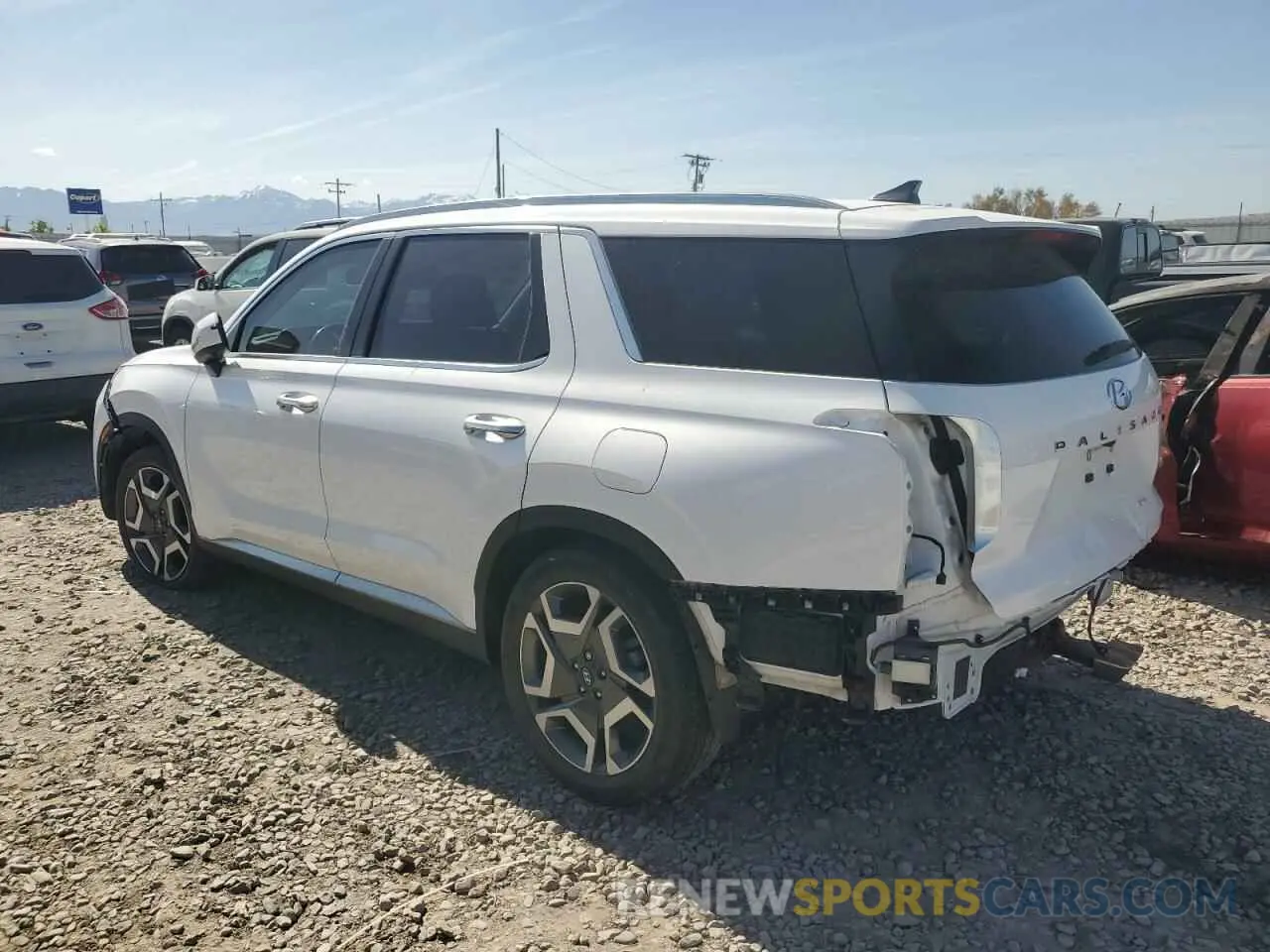 2 Photograph of a damaged car KM8R5DGE4PU602108 HYUNDAI PALISADE 2023