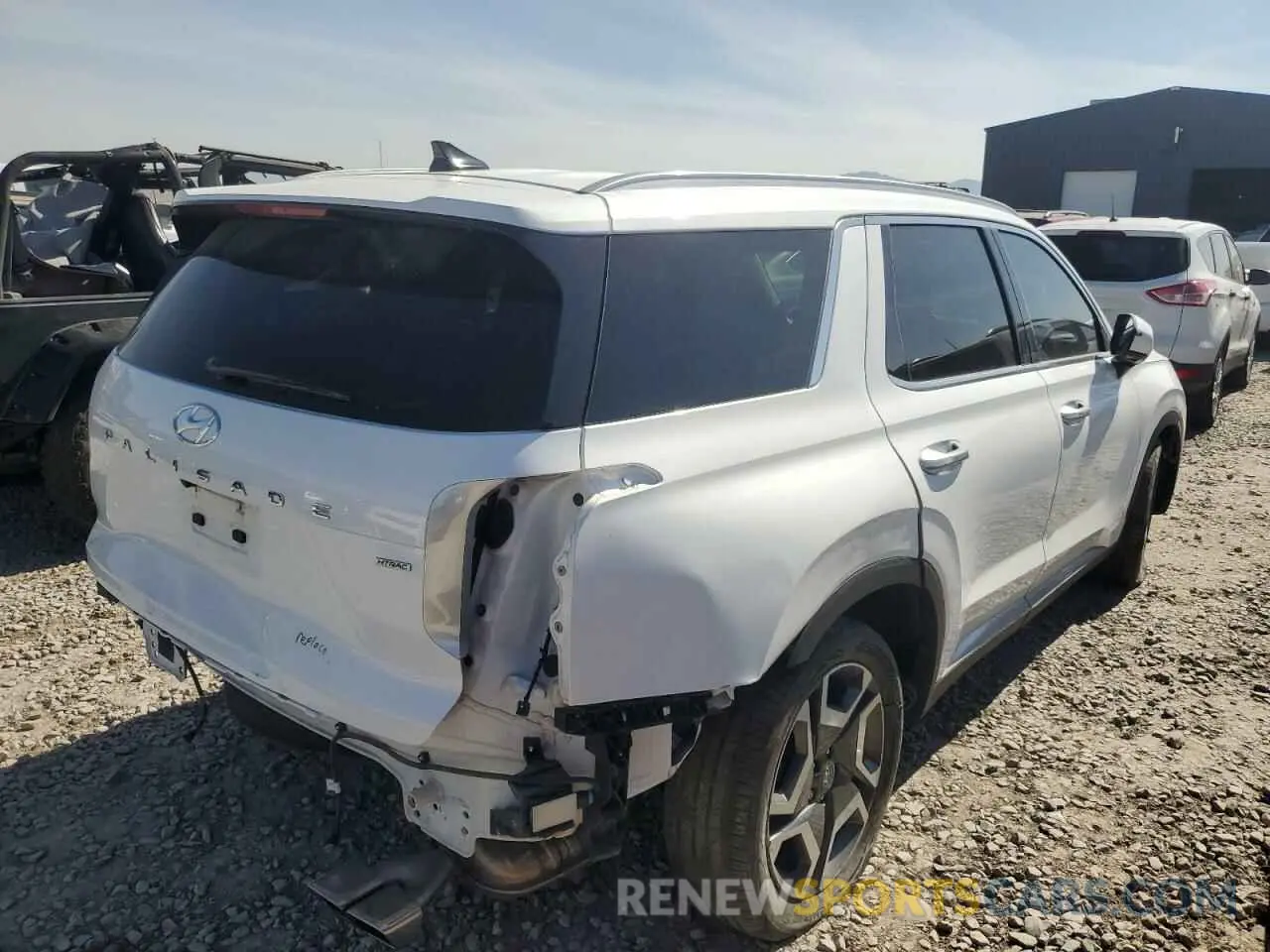 3 Photograph of a damaged car KM8R5DGE4PU602108 HYUNDAI PALISADE 2023