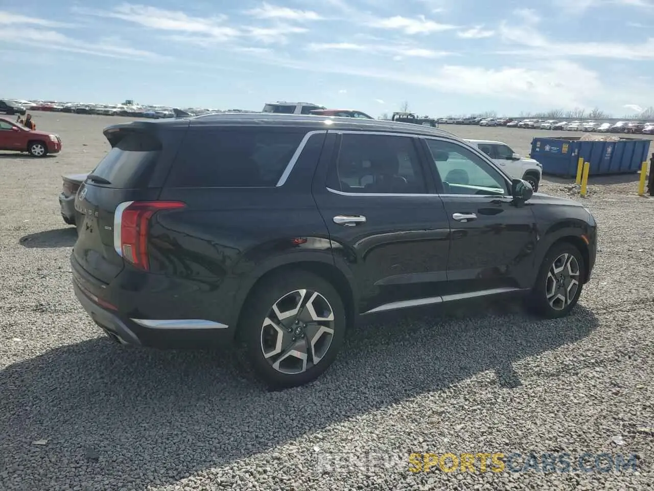 3 Photograph of a damaged car KM8R5DGE6PU516945 HYUNDAI PALISADE 2023