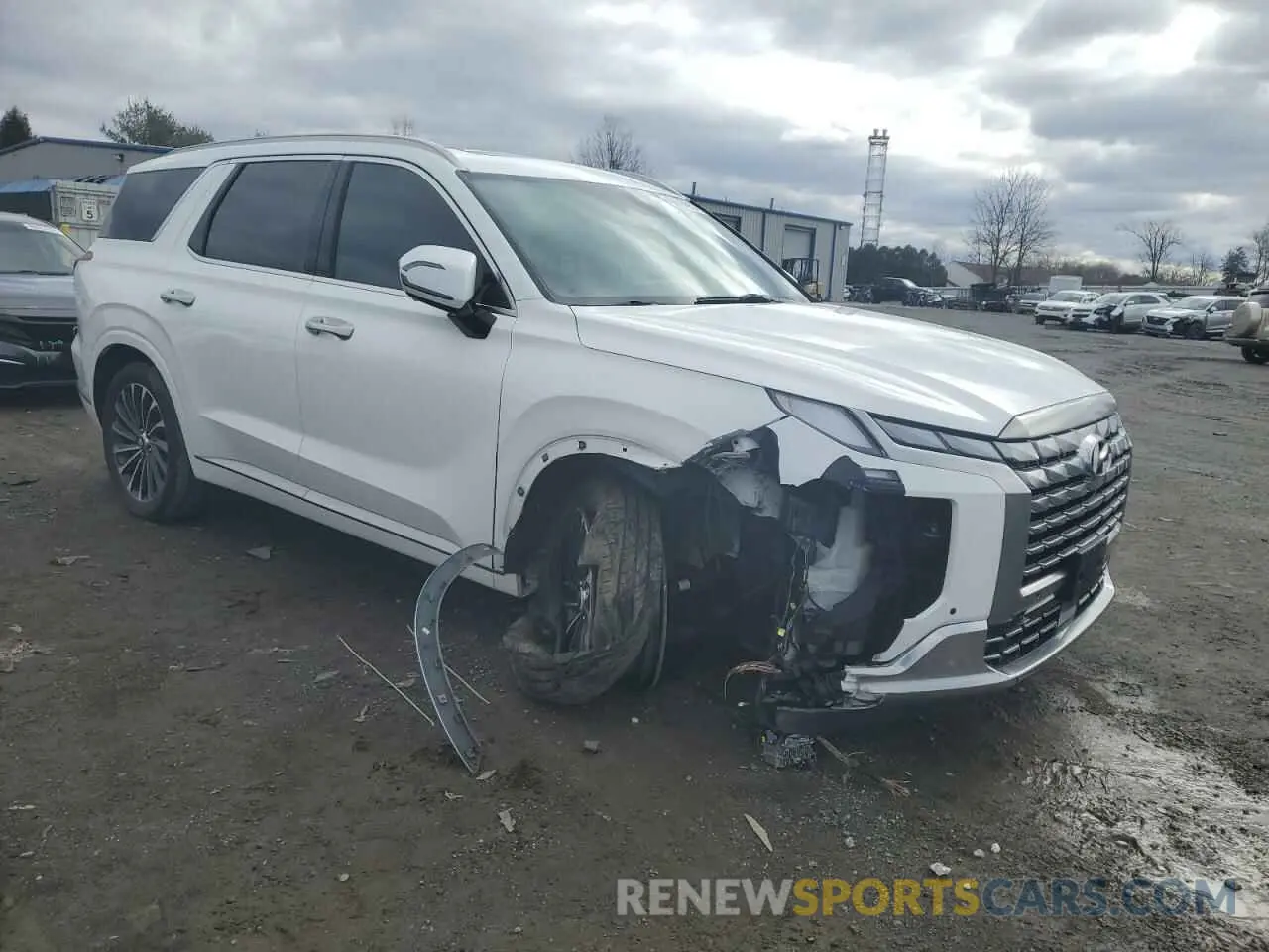 4 Photograph of a damaged car KM8R5DGE7PU533771 HYUNDAI PALISADE 2023