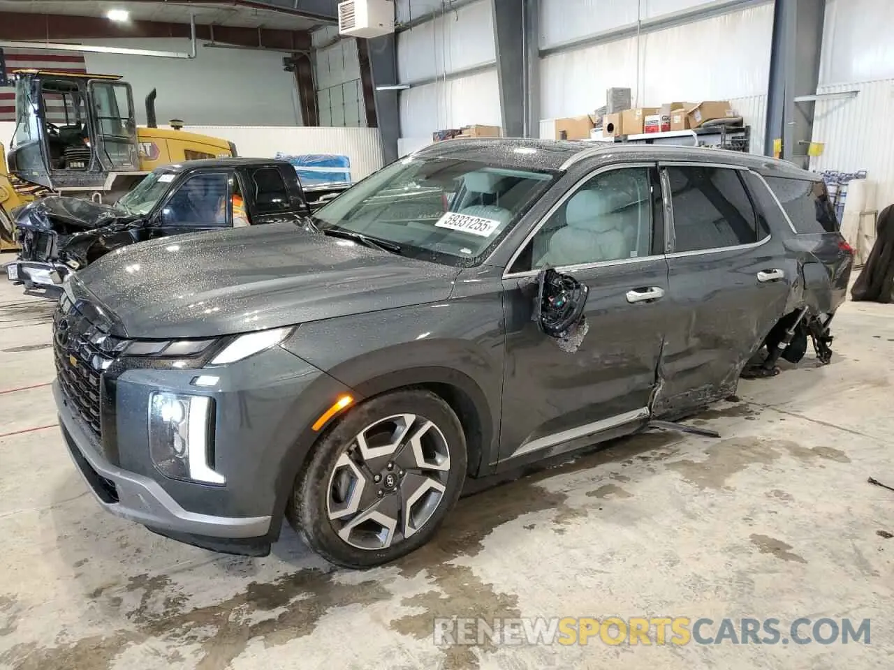 1 Photograph of a damaged car KM8R5DGE8PU498321 HYUNDAI PALISADE 2023