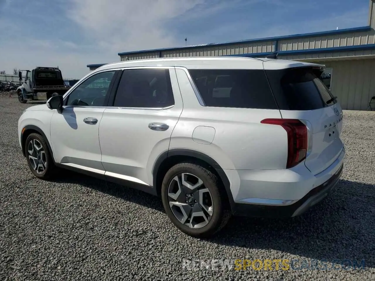 2 Фотография поврежденного автомобиля KM8R5DGEXPU493976 HYUNDAI PALISADE 2023