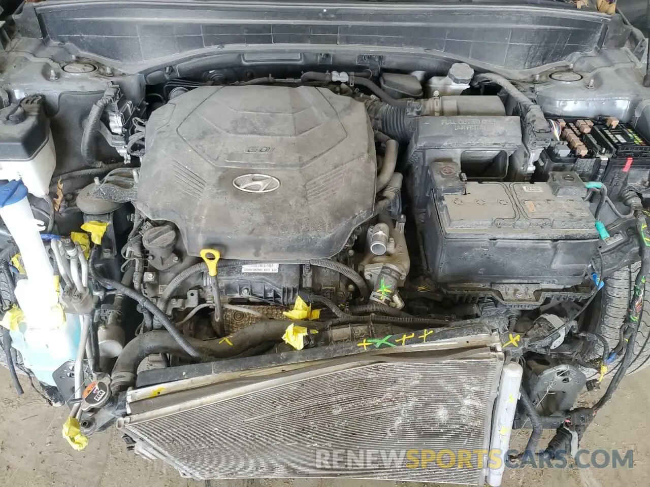 12 Photograph of a damaged car KM8R5DGEXPU518746 HYUNDAI PALISADE 2023