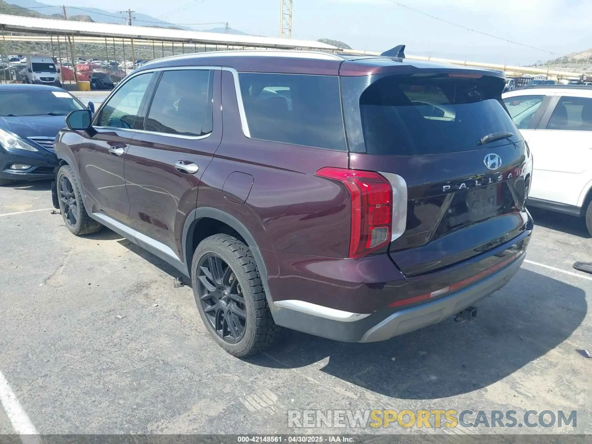 3 Photograph of a damaged car KM8R5DGEXPU521968 HYUNDAI PALISADE 2023