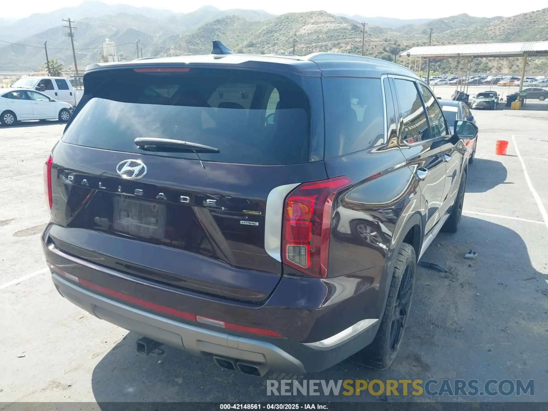 4 Photograph of a damaged car KM8R5DGEXPU521968 HYUNDAI PALISADE 2023