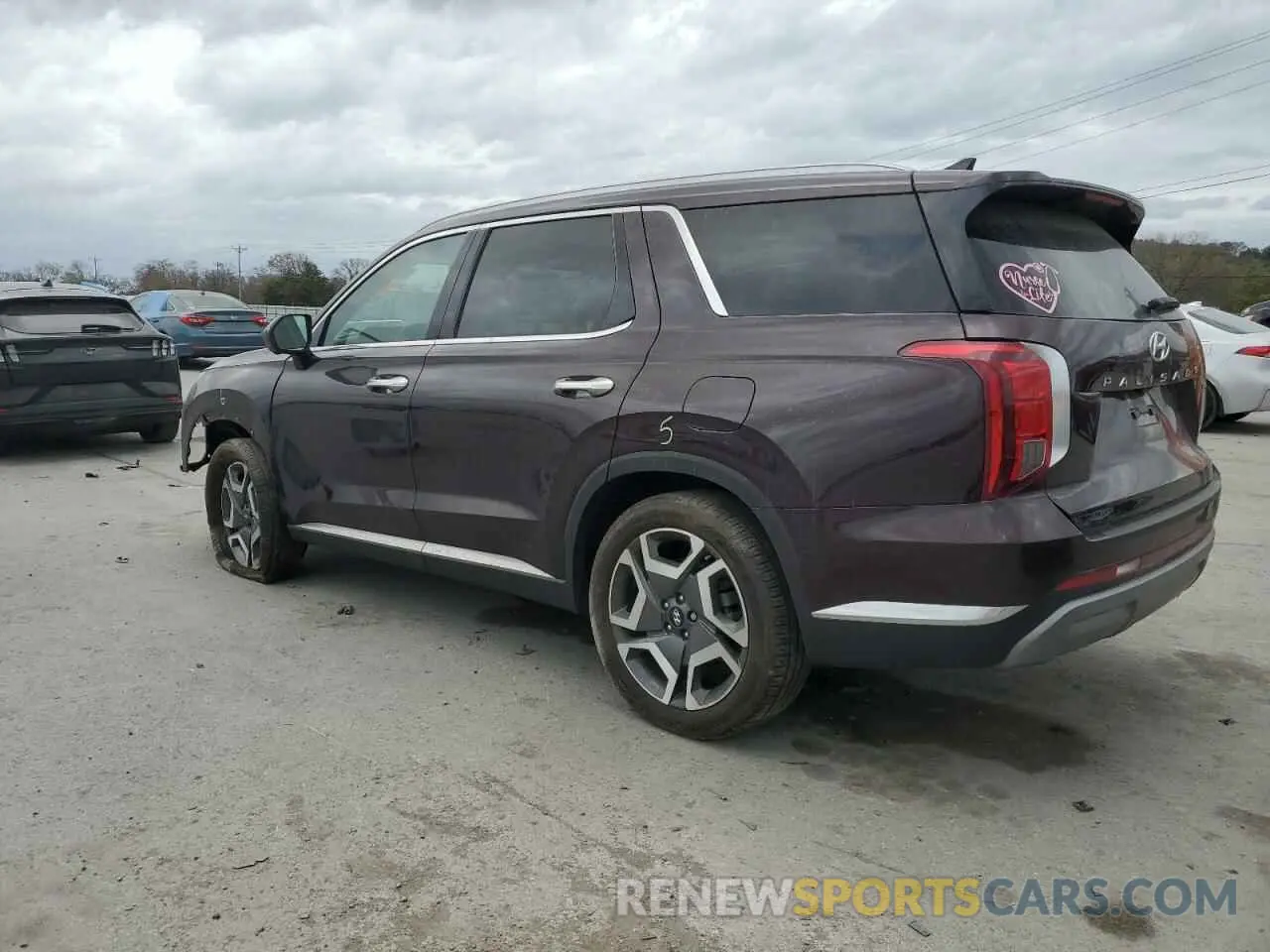 2 Фотография поврежденного автомобиля KM8R5DGEXPU605708 HYUNDAI PALISADE 2023