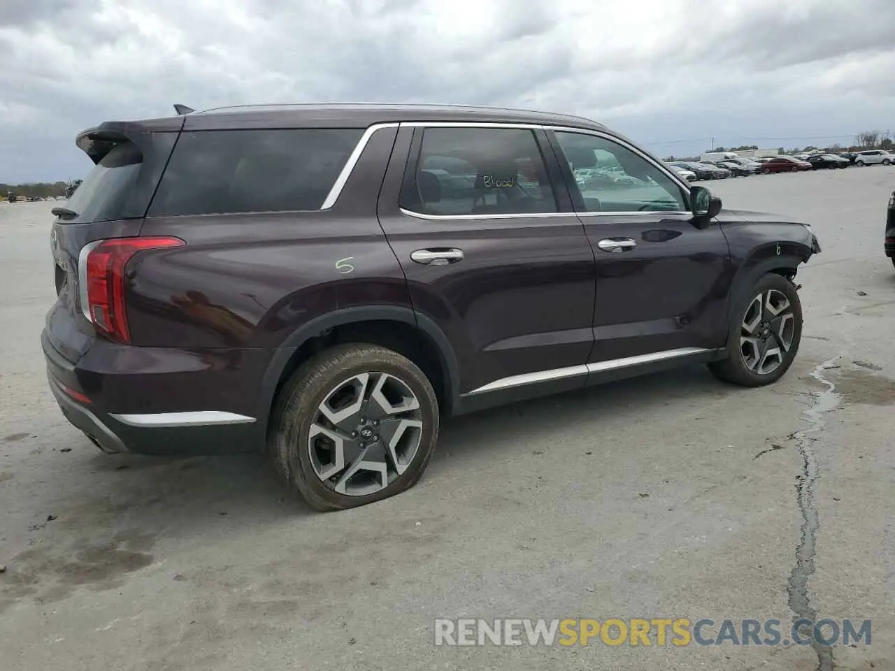 3 Фотография поврежденного автомобиля KM8R5DGEXPU605708 HYUNDAI PALISADE 2023