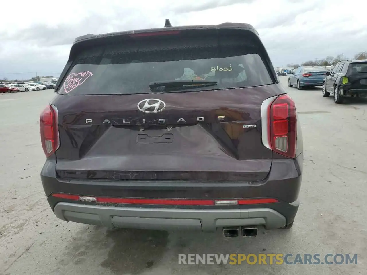 6 Фотография поврежденного автомобиля KM8R5DGEXPU605708 HYUNDAI PALISADE 2023