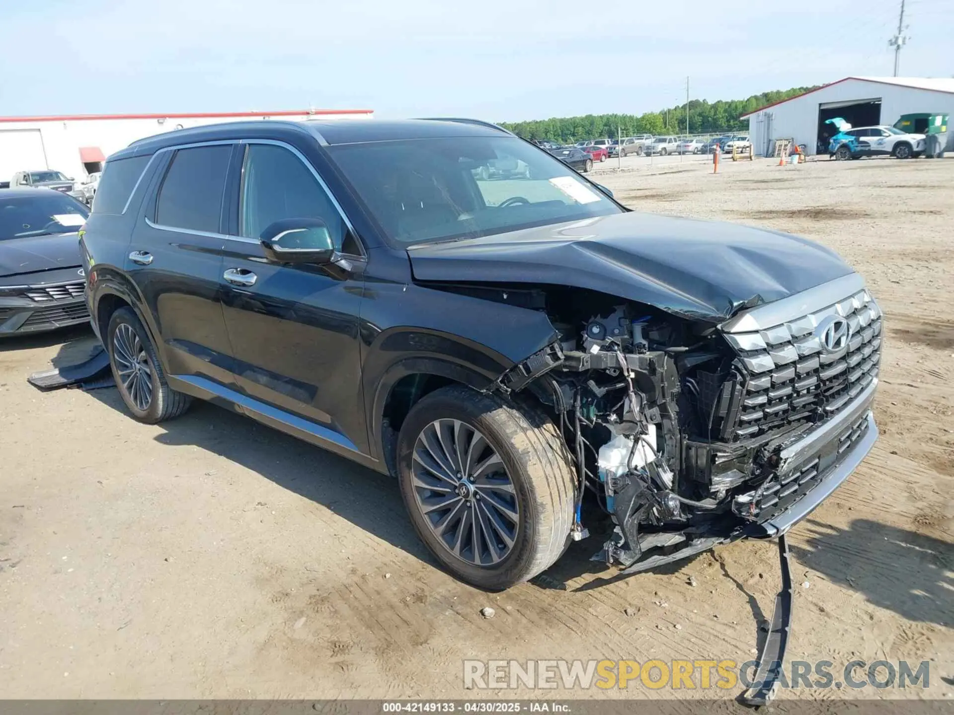 1 Фотография поврежденного автомобиля KM8R74GE0PU504784 HYUNDAI PALISADE 2023