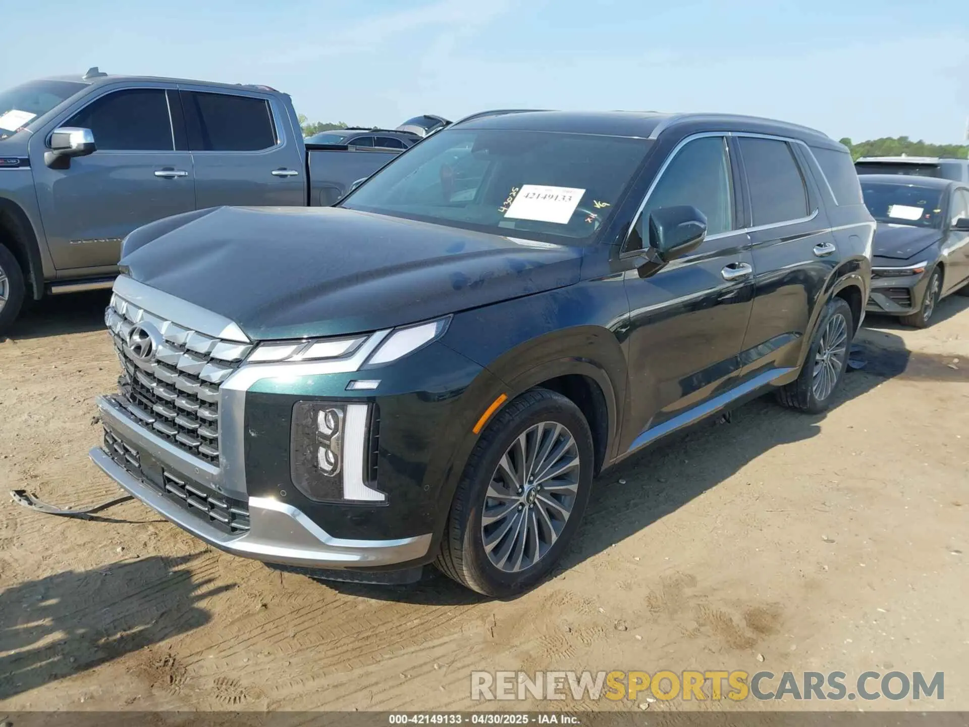 2 Фотография поврежденного автомобиля KM8R74GE0PU504784 HYUNDAI PALISADE 2023