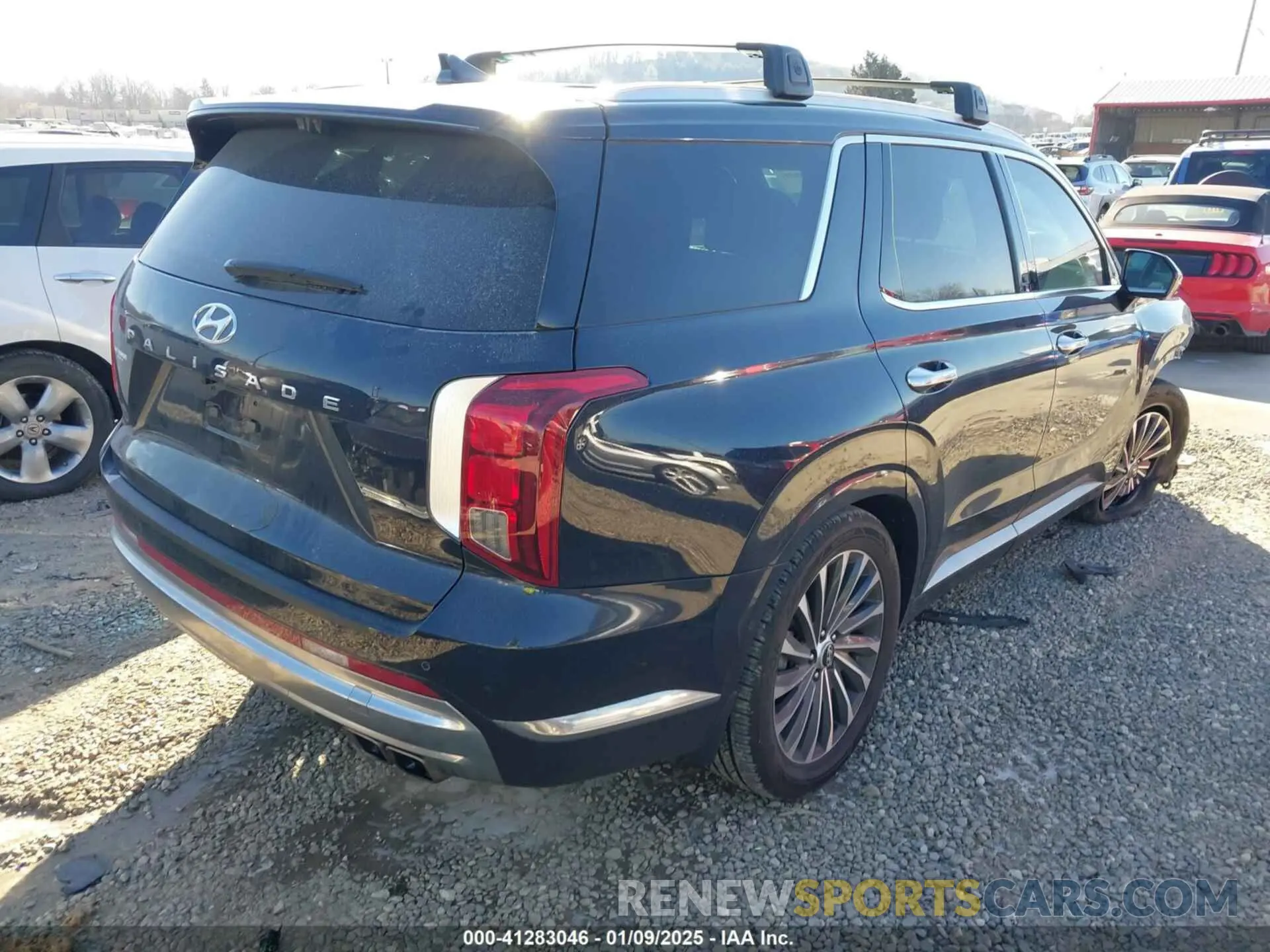 4 Photograph of a damaged car KM8R74GE0PU591229 HYUNDAI PALISADE 2023