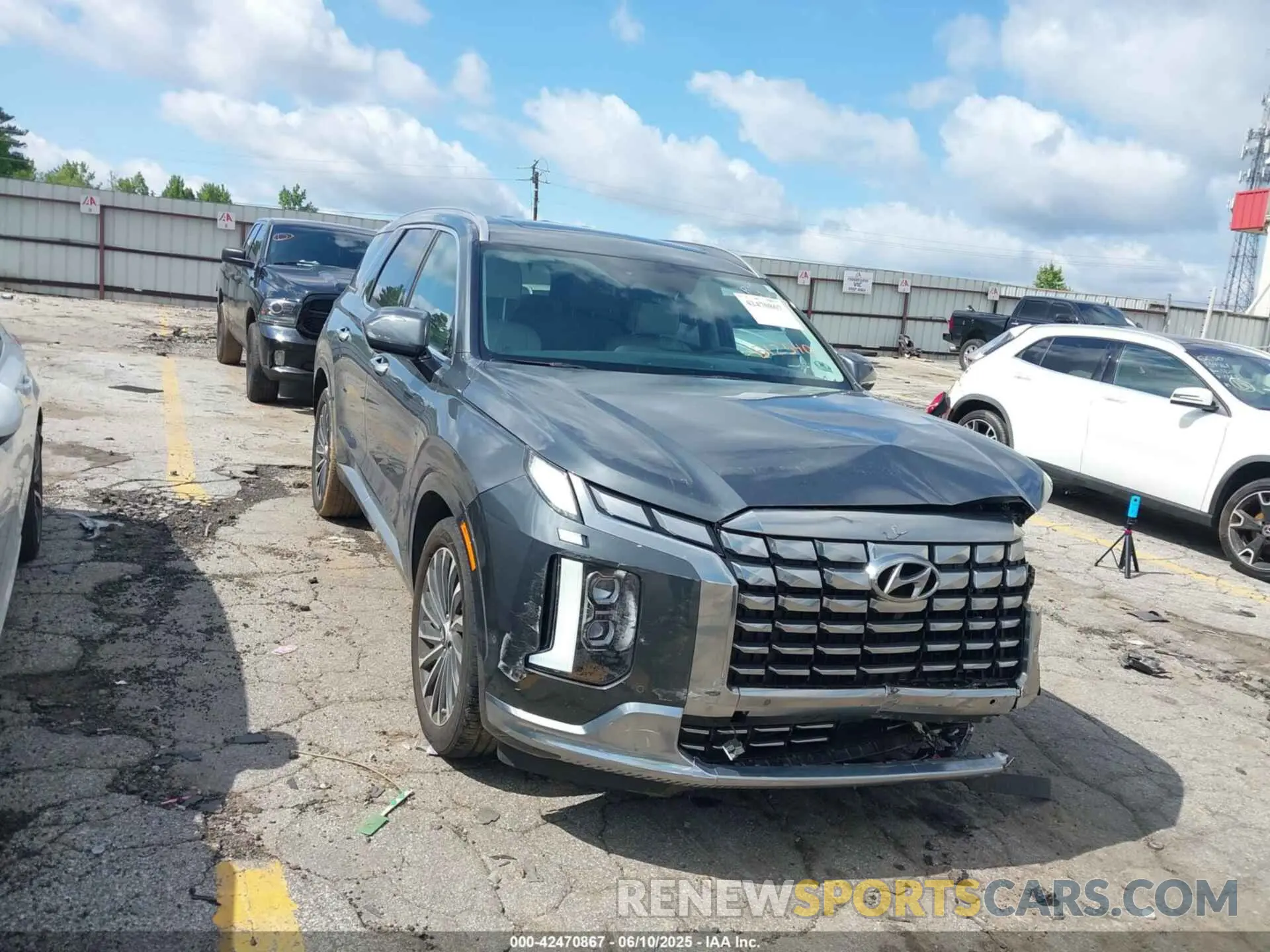 1 Фотография поврежденного автомобиля KM8R74GE1PU512540 HYUNDAI PALISADE 2023