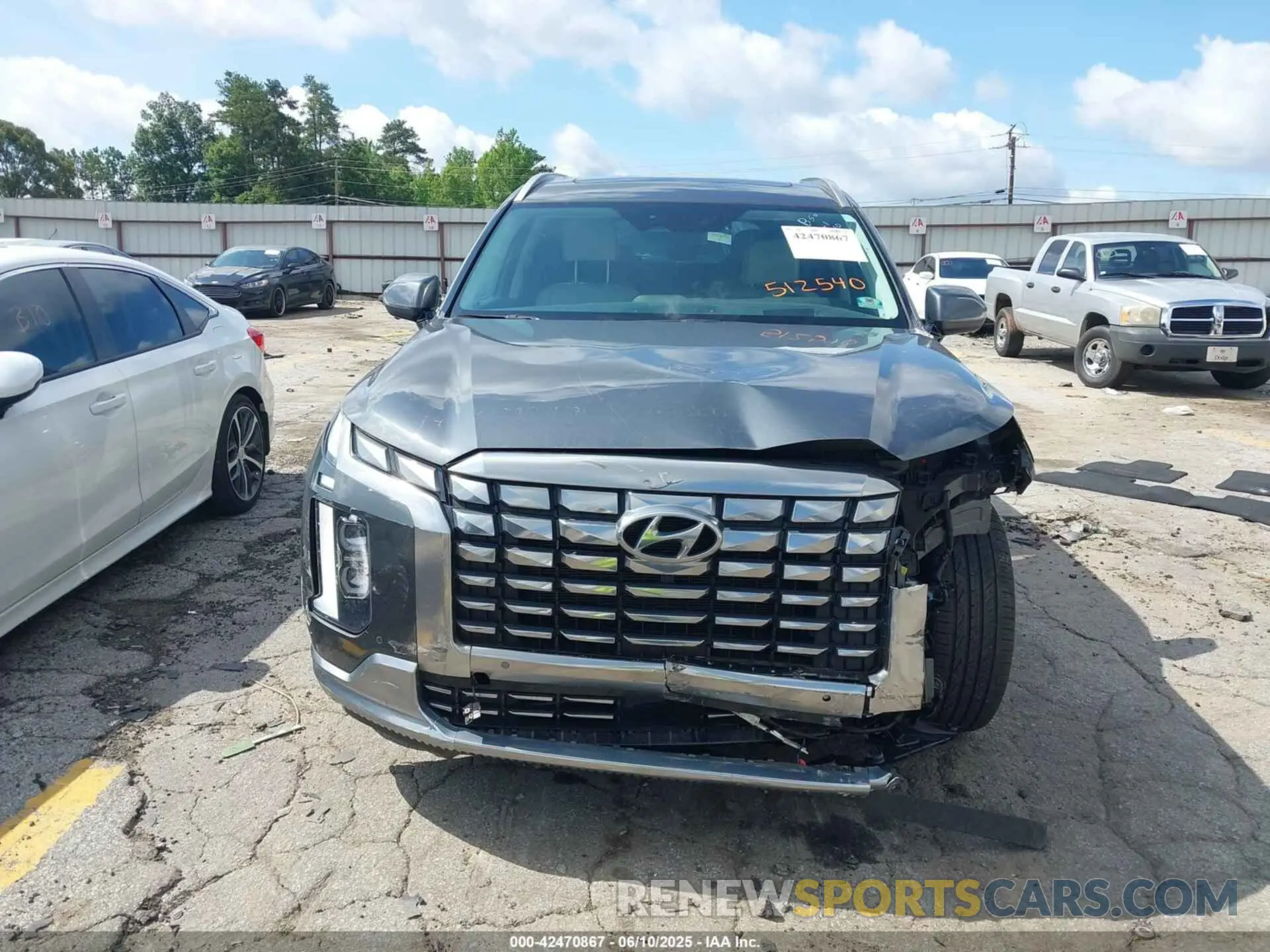 12 Фотография поврежденного автомобиля KM8R74GE1PU512540 HYUNDAI PALISADE 2023