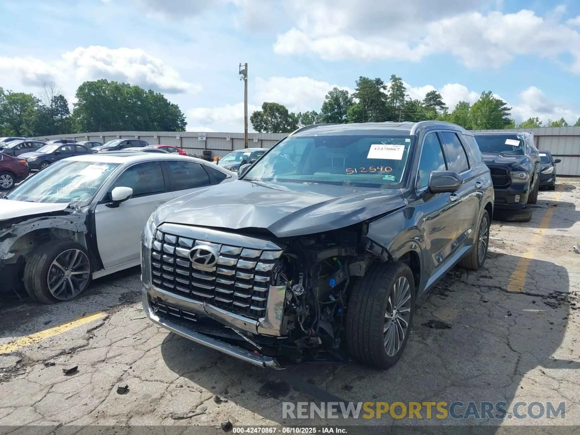 2 Фотография поврежденного автомобиля KM8R74GE1PU512540 HYUNDAI PALISADE 2023