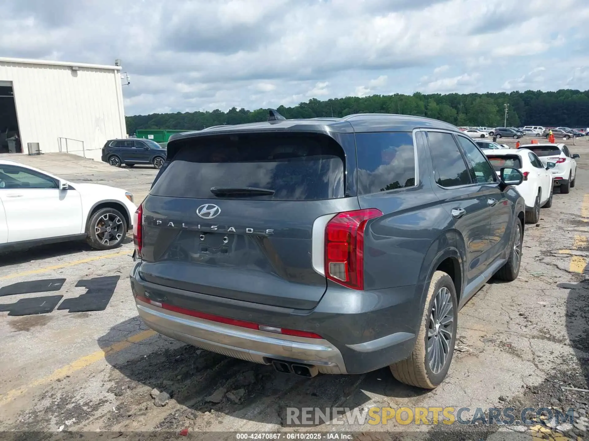 4 Фотография поврежденного автомобиля KM8R74GE1PU512540 HYUNDAI PALISADE 2023
