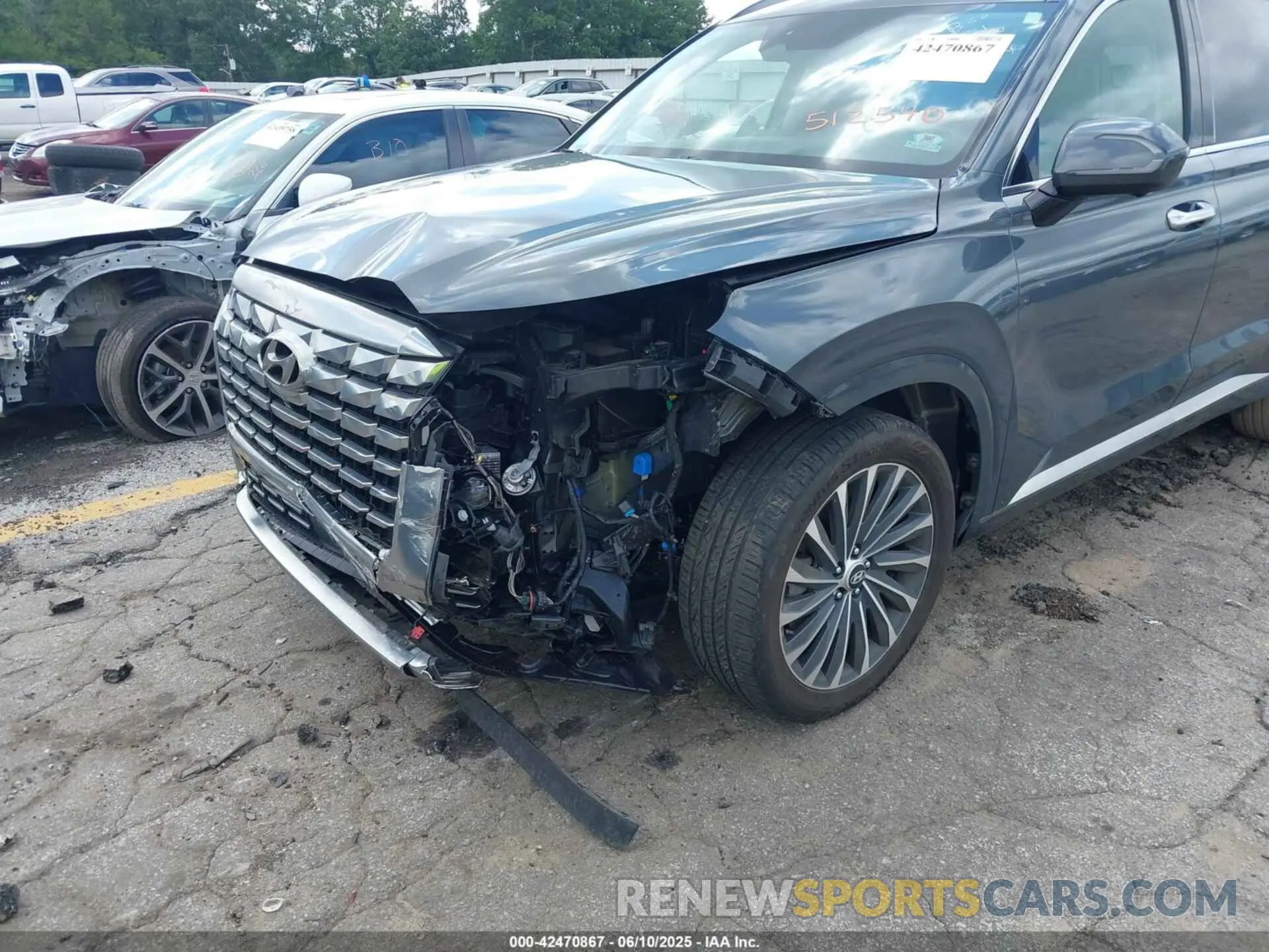 6 Фотография поврежденного автомобиля KM8R74GE1PU512540 HYUNDAI PALISADE 2023