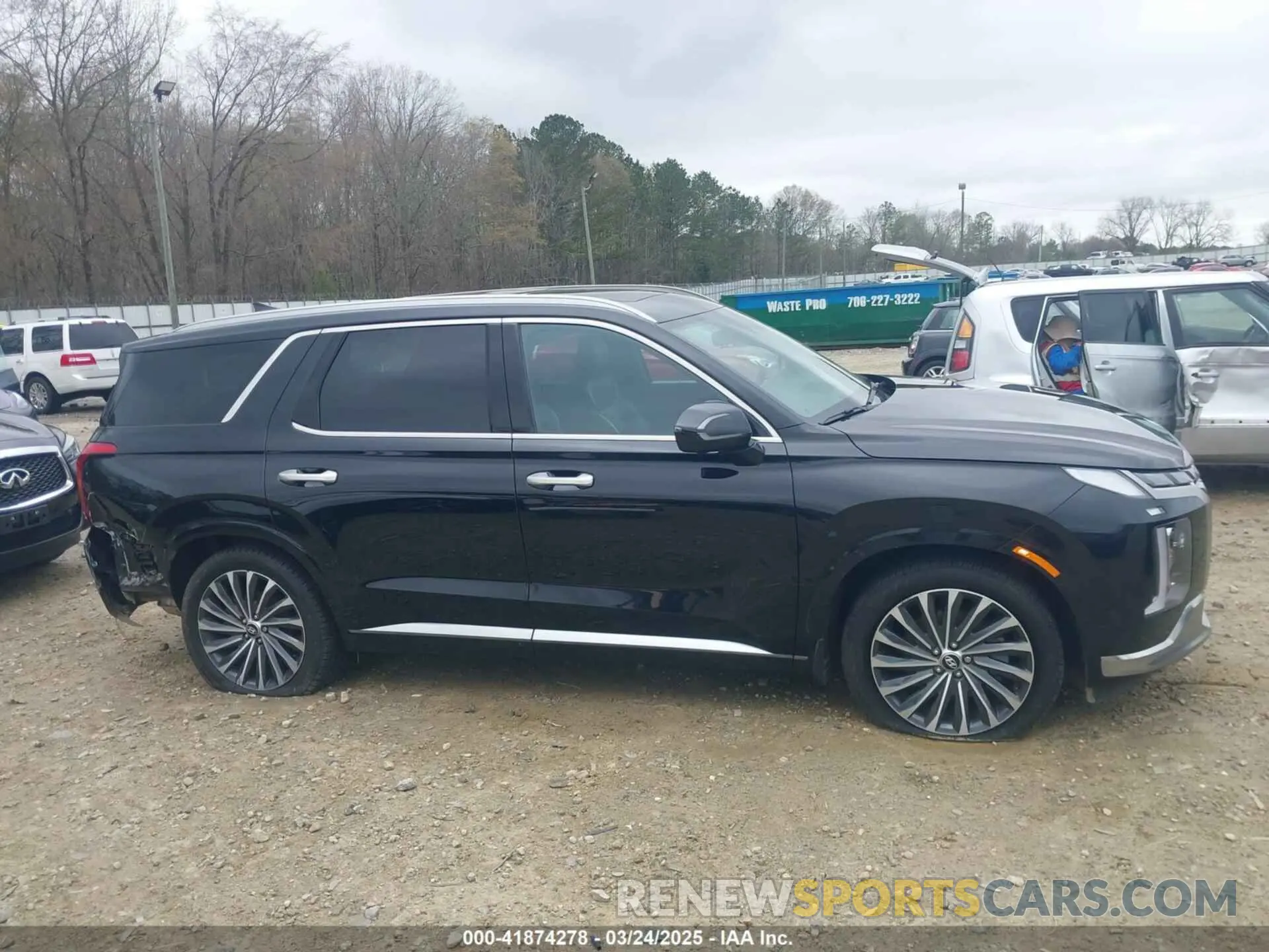 13 Photograph of a damaged car KM8R74GE4PU514833 HYUNDAI PALISADE 2023