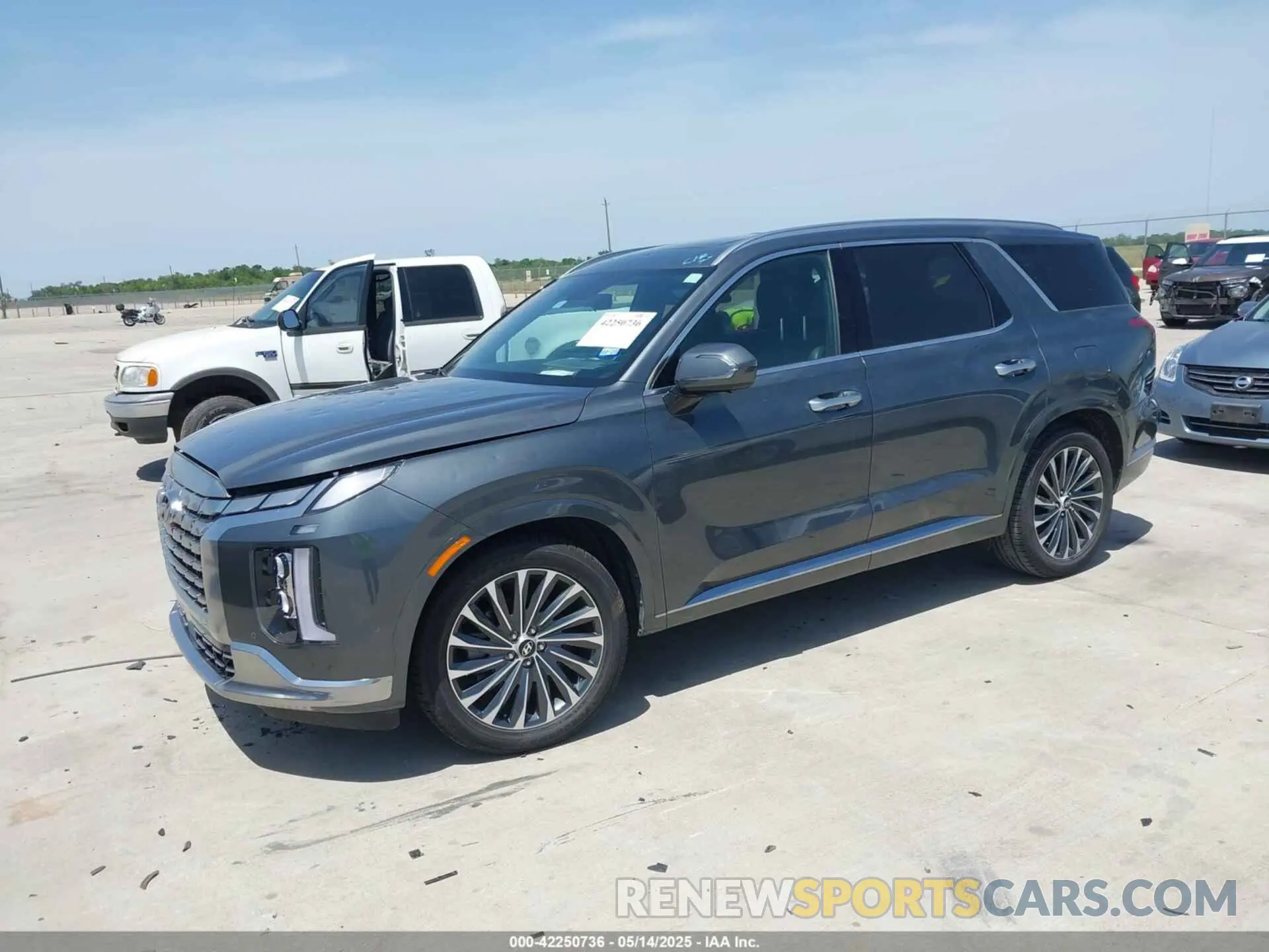 2 Photograph of a damaged car KM8R74GE5PU501315 HYUNDAI PALISADE 2023